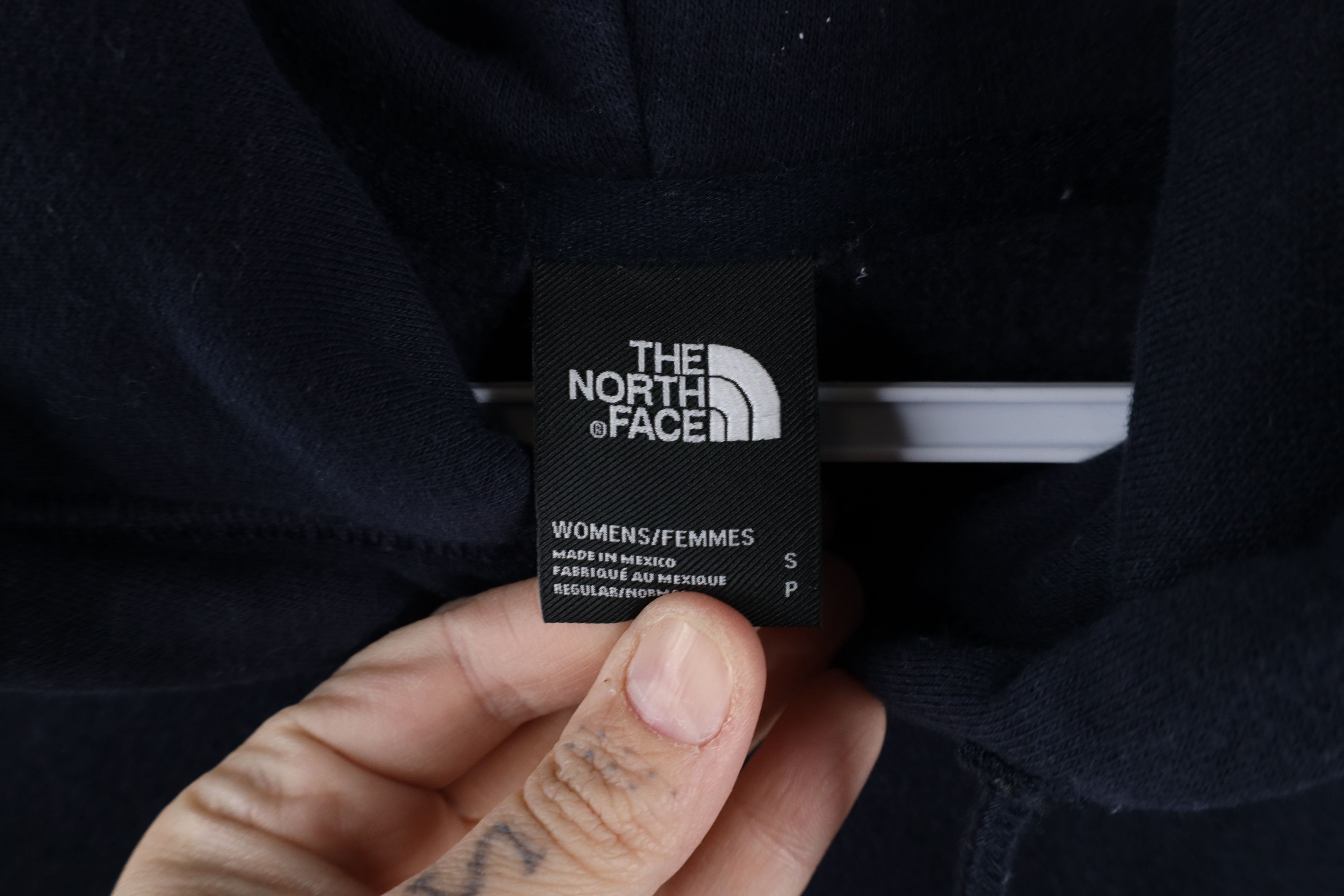 The North Face × Vintage Vintage The North Face Spell Out Big Logo Star Hoodie Blue Size S / US 4 / IT 40 - 8 Thumbnail