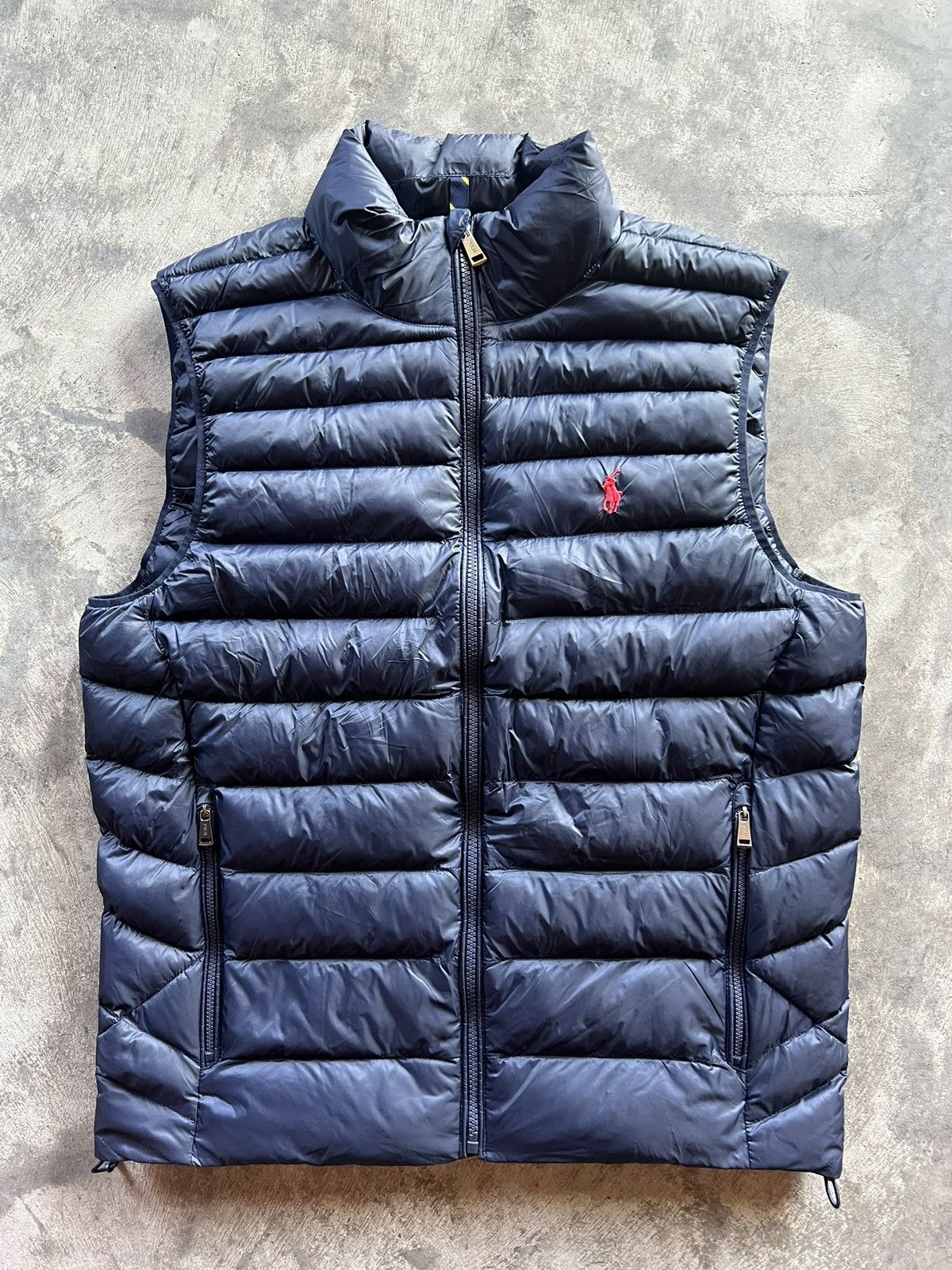 Polo Ralph Lauren Polo Ralph Lauren Blue Down Vest Size US S / EU 44-46 / 1 - 1 Thumbnail