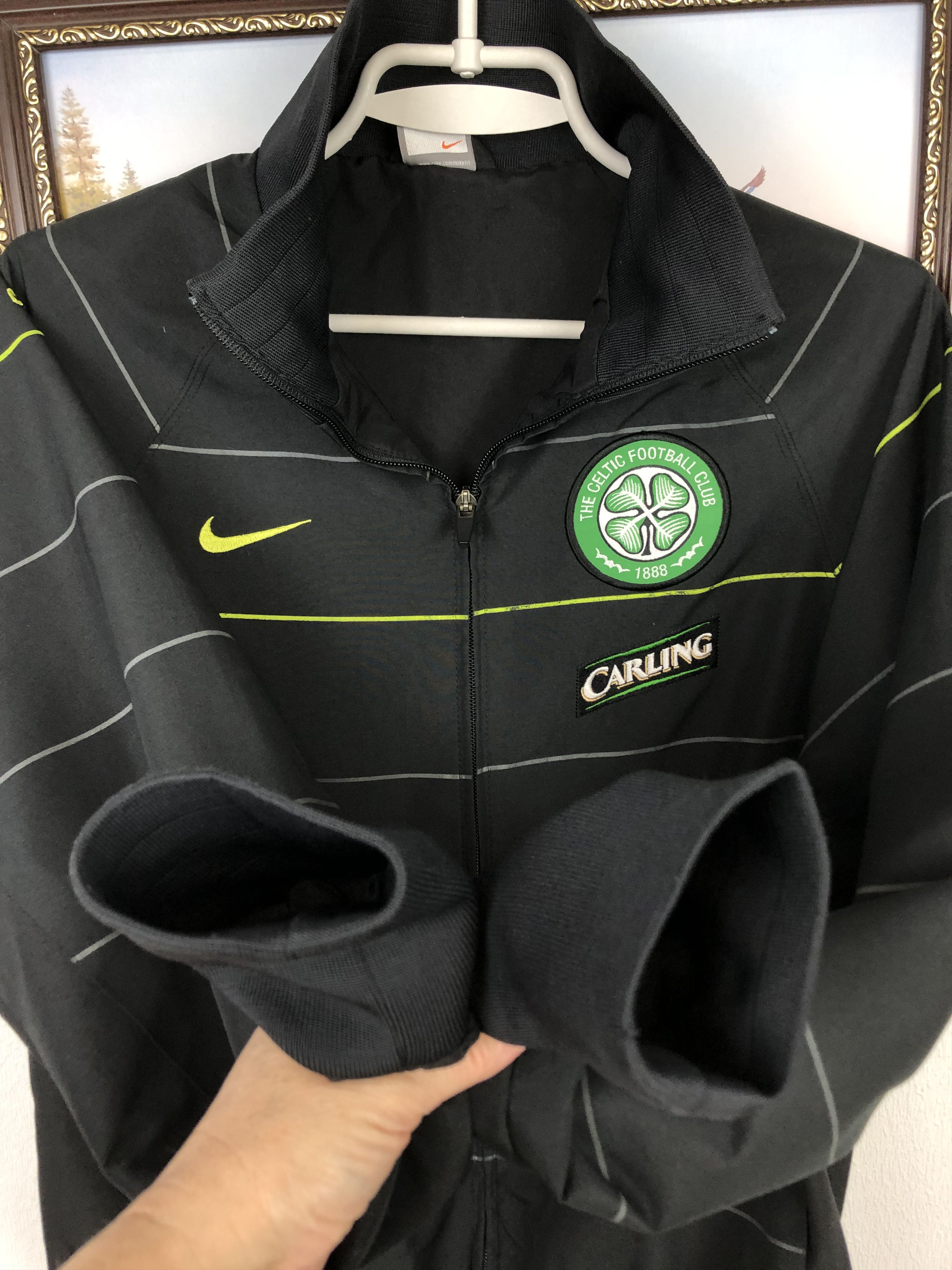 Nike Vintage Nike Celtic Football Jacket Soccer Track Top Mens Size US S / EU 44-46 / 1 - 5 Thumbnail