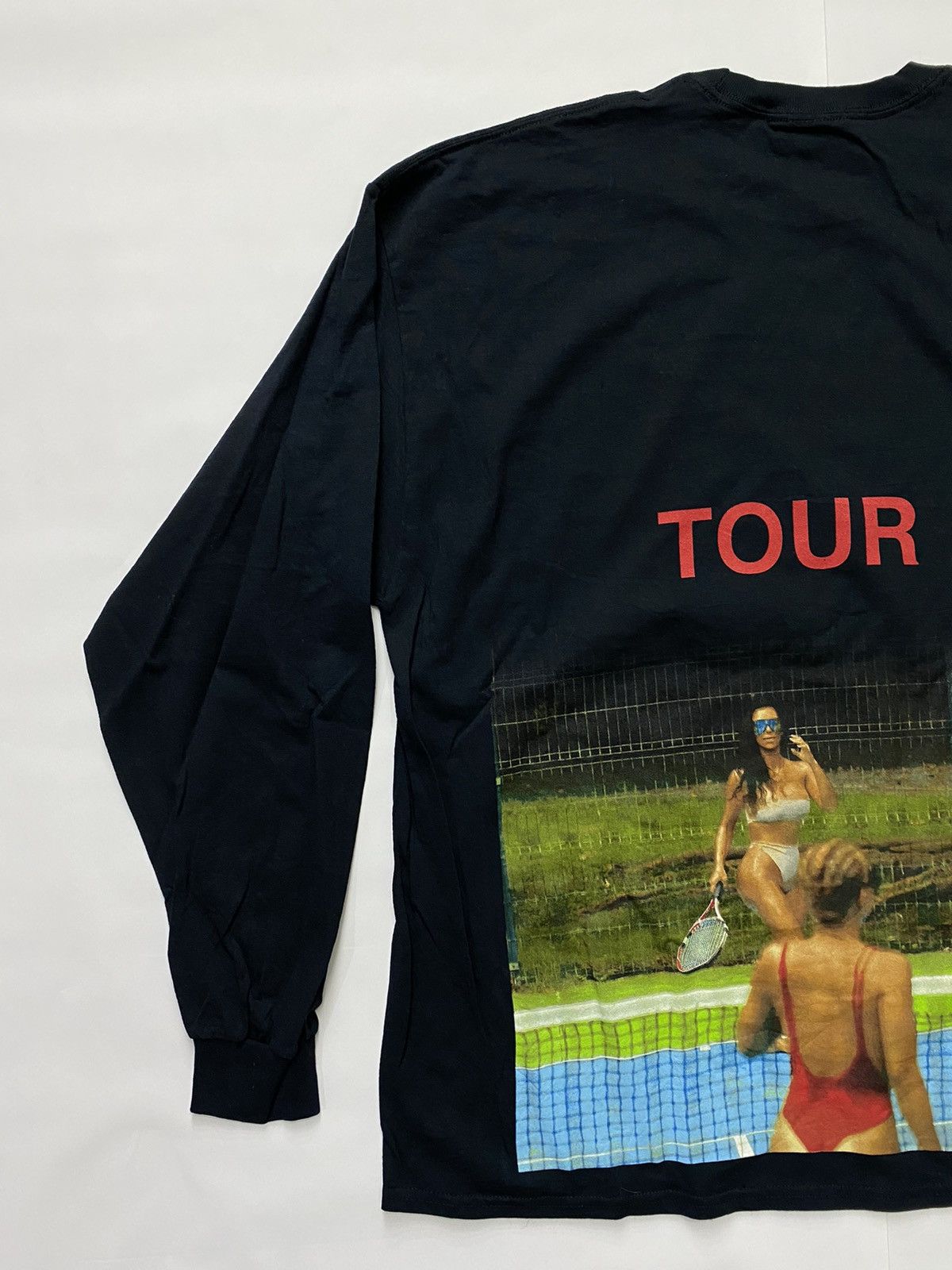 image of Kanye West x Tour Tee Saint Pablo Tour Tee in Black, Men's (Size 2XL)