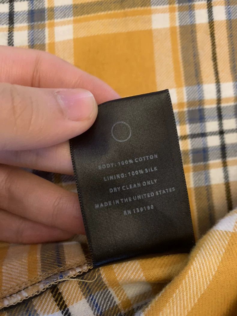 Fear of God Fear of God Plaid shirt with a shoulder Size US L / EU 52-54 / 3 - 6 Thumbnail