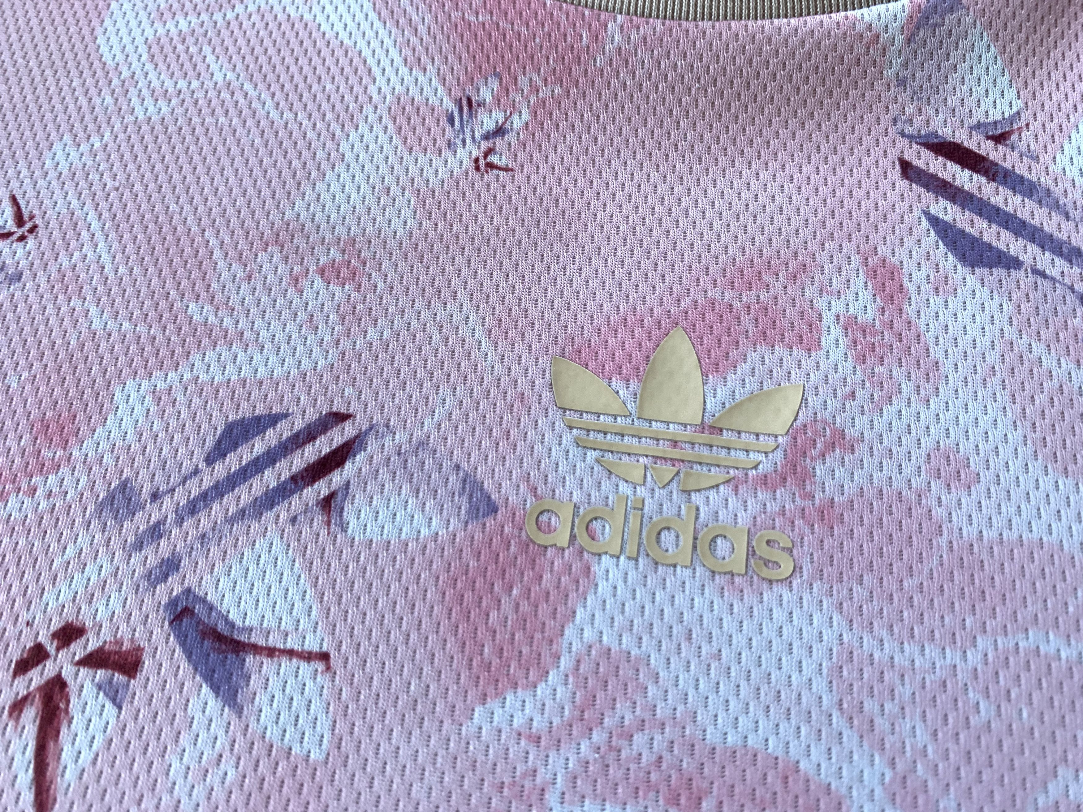 Adidas Adidas Unisex Pink Centr Logo Printed Training T-Shirt Size US L / EU 52-54 / 3 - 5 Thumbnail