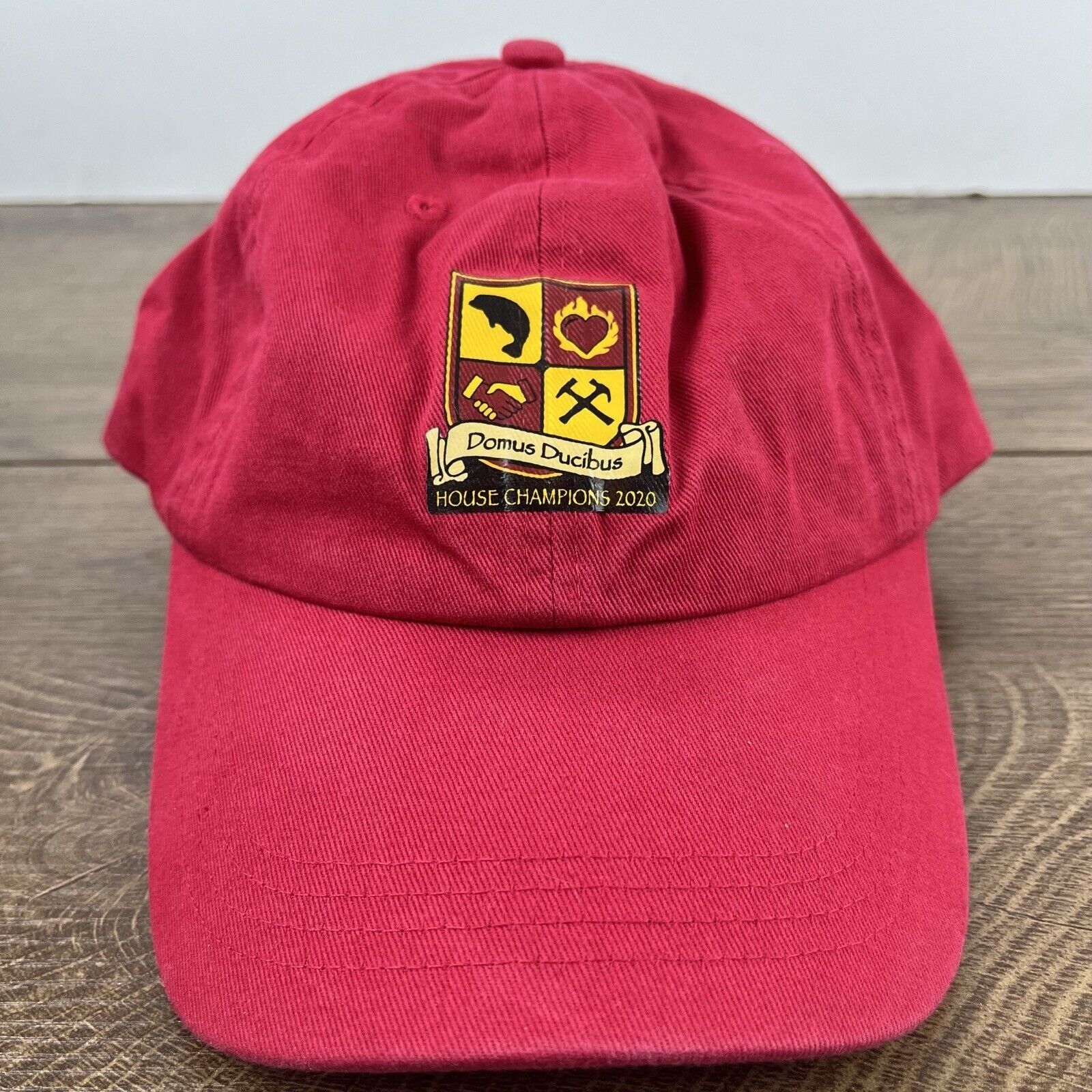 Other Domus Ducibus House Champions 2020 Hat Red Cap Adjustable Ha Size ONE SIZE - 4 Thumbnail