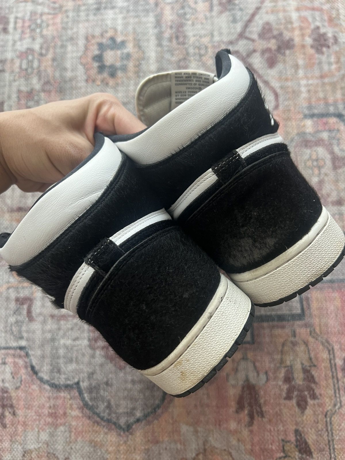 Jordan Brand × Nike Jordan 1 High Panda Twist Calfhair Size US 9 / EU 42 - 2 Thumbnail
