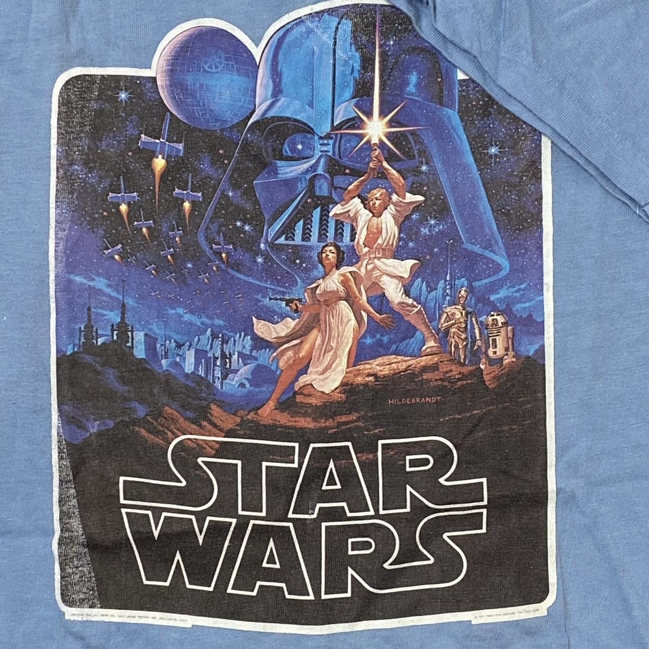 Other True Vintage Star Wars 1977 Blue Movie Promo Tee Size Medium Size US M / EU 48-50 / 2 - 3 Thumbnail