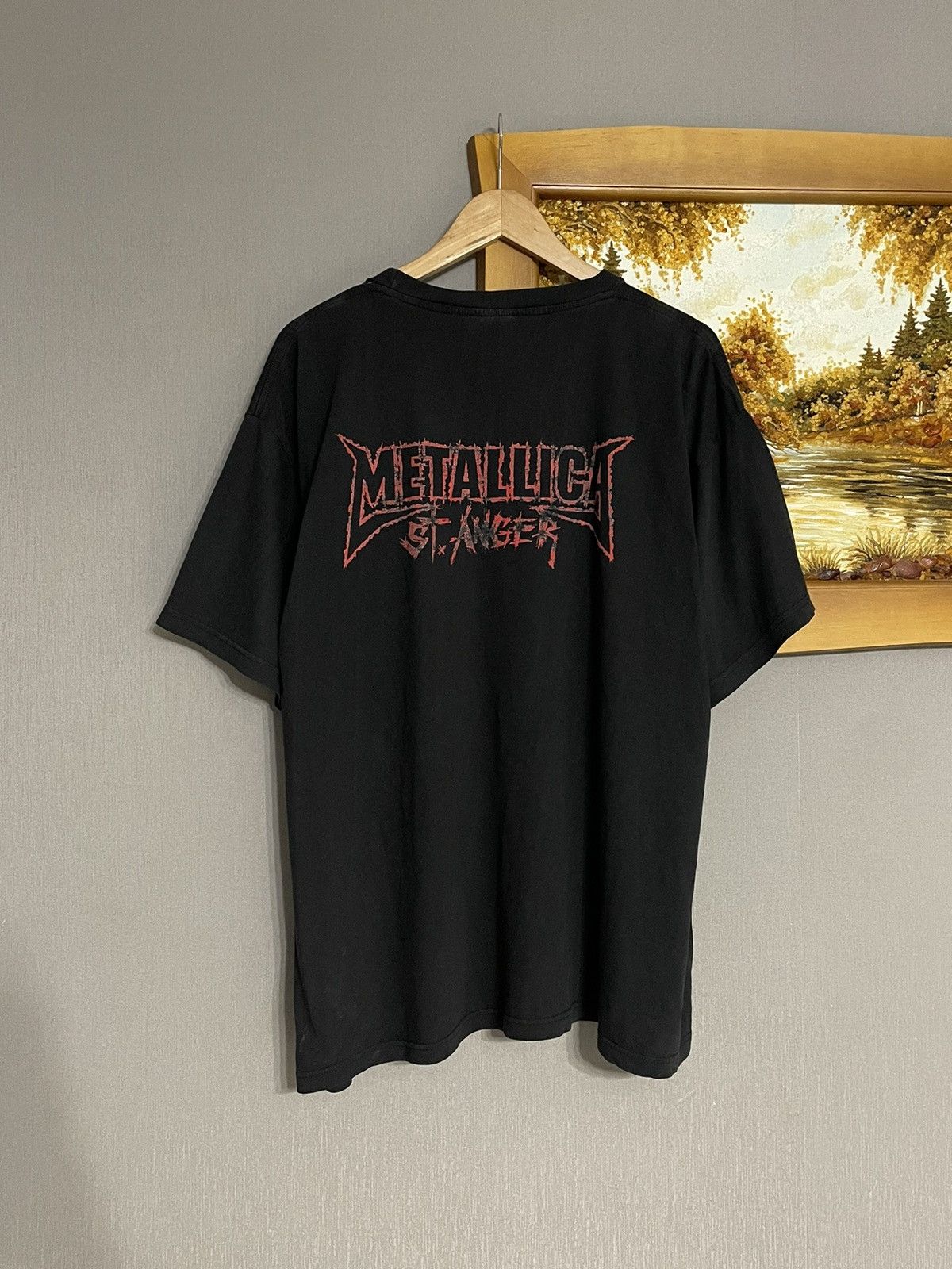 Band Tees Crazy Rare Vintage 90s Metallica Demon Skull AOP T-shirt Size US XL / EU 56 / 4 - 13 Thumbnail