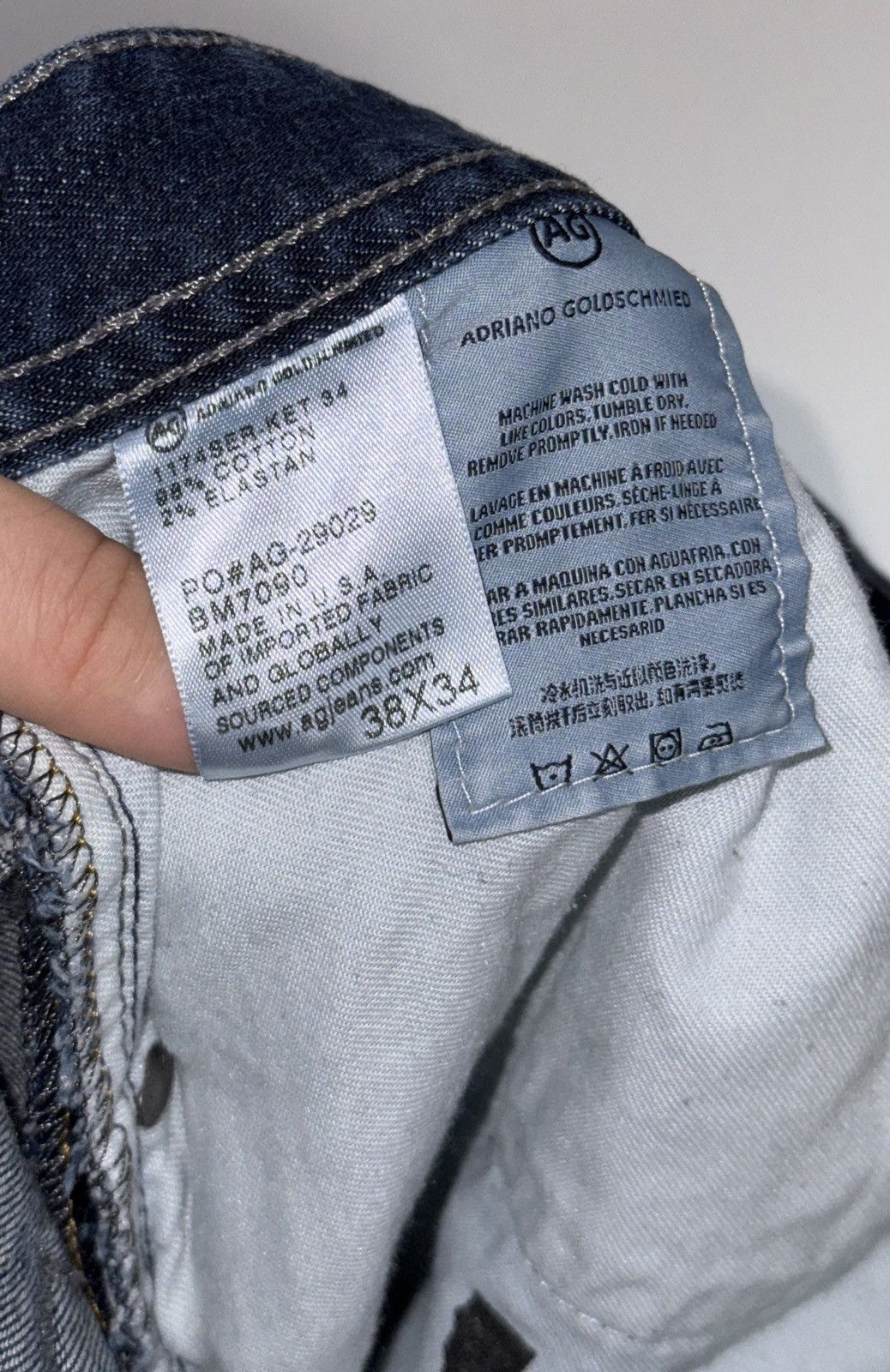 AG Adriano Goldschmied AG Adriano Goldschmied Jeans Size US 38 / EU 54 - 8 Thumbnail