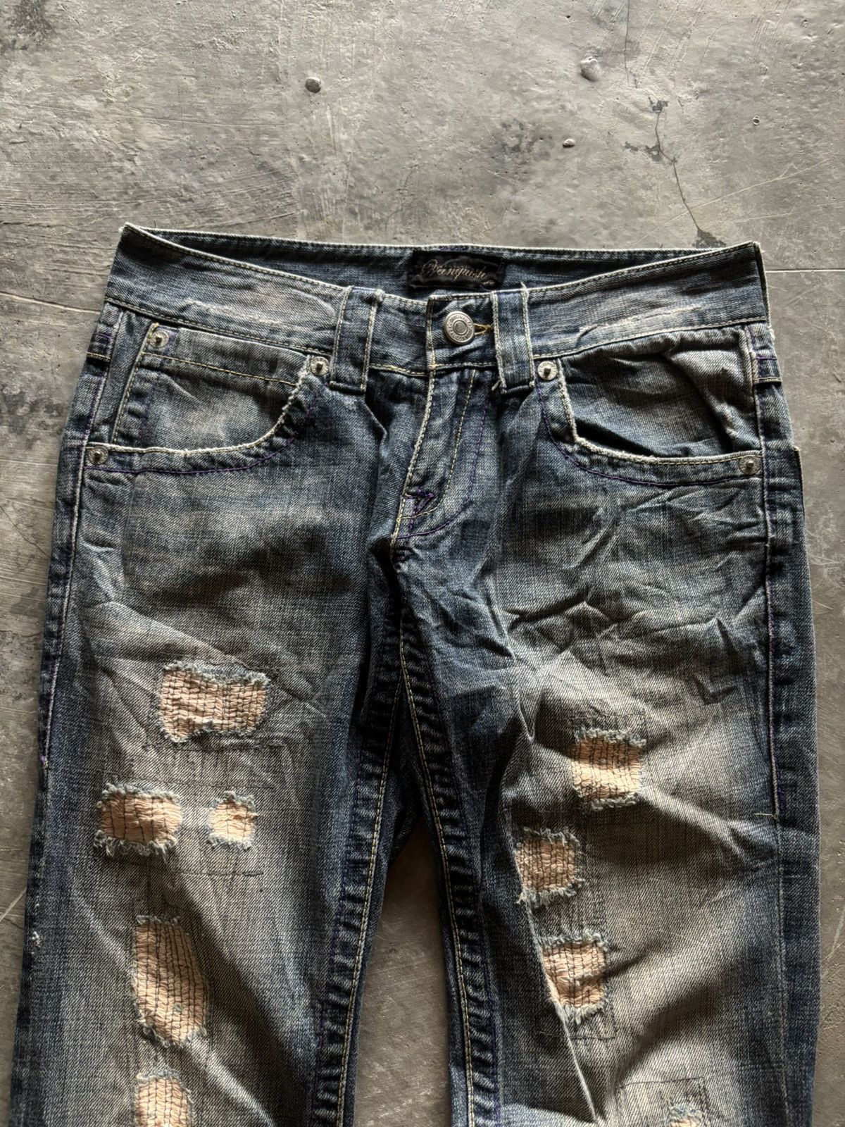 If Six Was Nine VANQUISH flare distressed patchwork rusty mudmax japanese Size US 29 - 2 Thumbnail