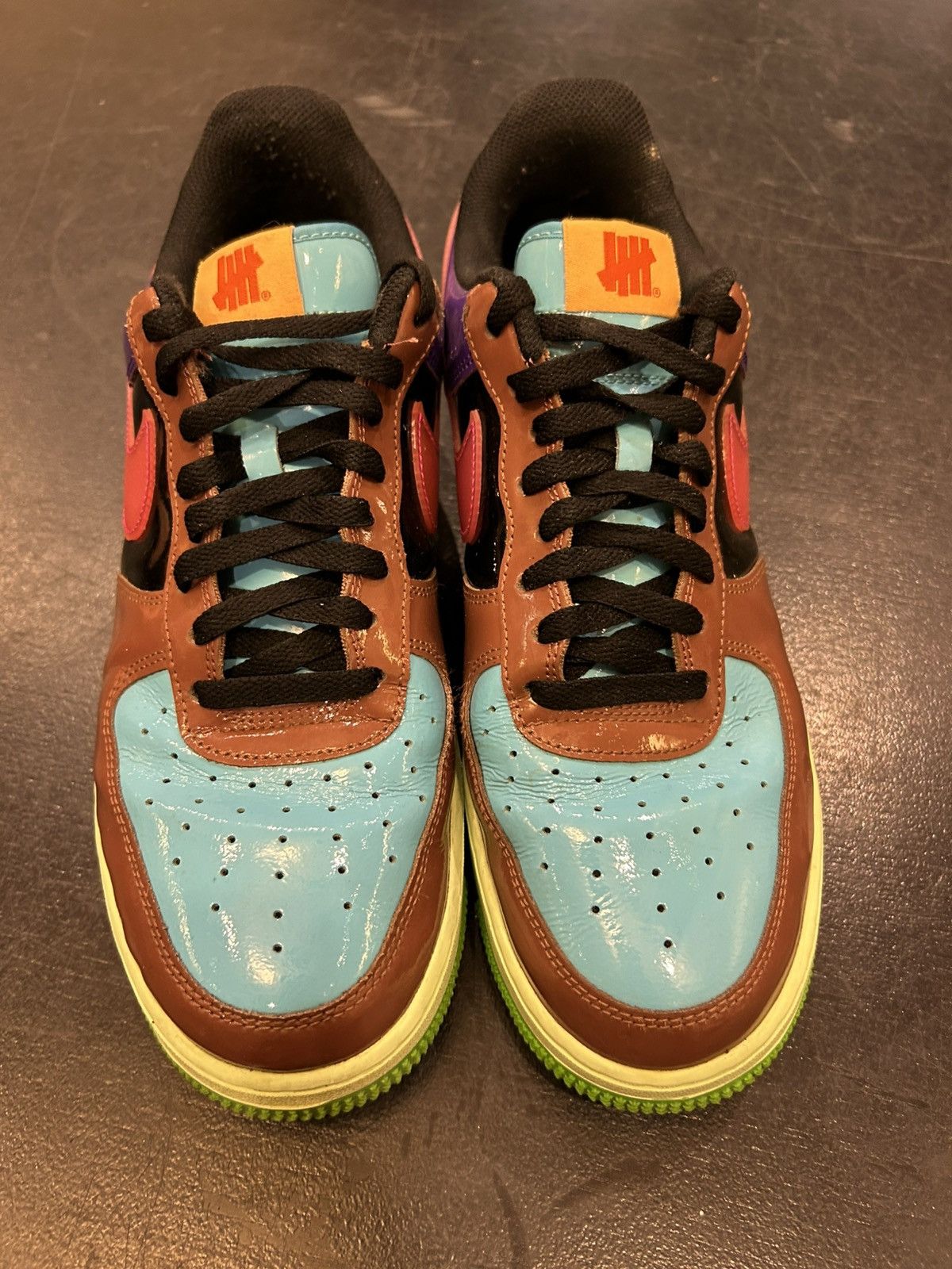 Nike Nike Air Force 1 Low ‘Undefeated Multi Patent Pink Prime’ Size US 11.5 / EU 44-45 - 6 Thumbnail
