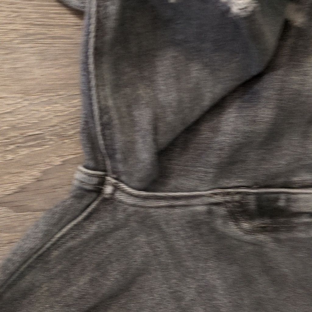 Other Kancan Gray Black Distressed Raw Hem Jeans Size 7/27 Size 25" / US 0 / IT 36 - 6 Thumbnail