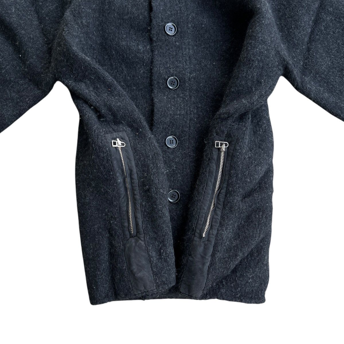 Yohji Yamamoto 🔥 YOHJI YAMAMOTO AAR YOHJI DESIGN STUDIO MOHAIR JACKET Size US L / EU 52-54 / 3 - 21 Thumbnail