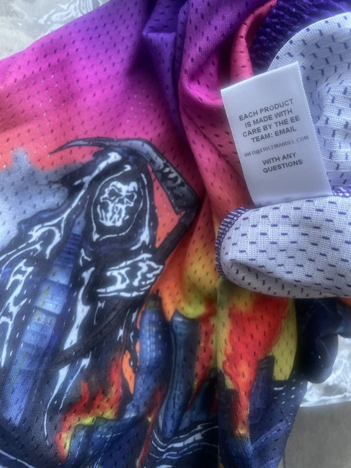Eric Emanuel × Warren Lotas New L Lotas Eric Emanuel reaper NYC burn skyline shorts Size US 34 / EU 50 - 7 Thumbnail