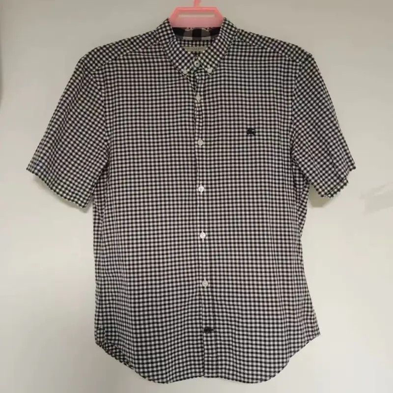 Burberry Gray Check Summer Shirt
