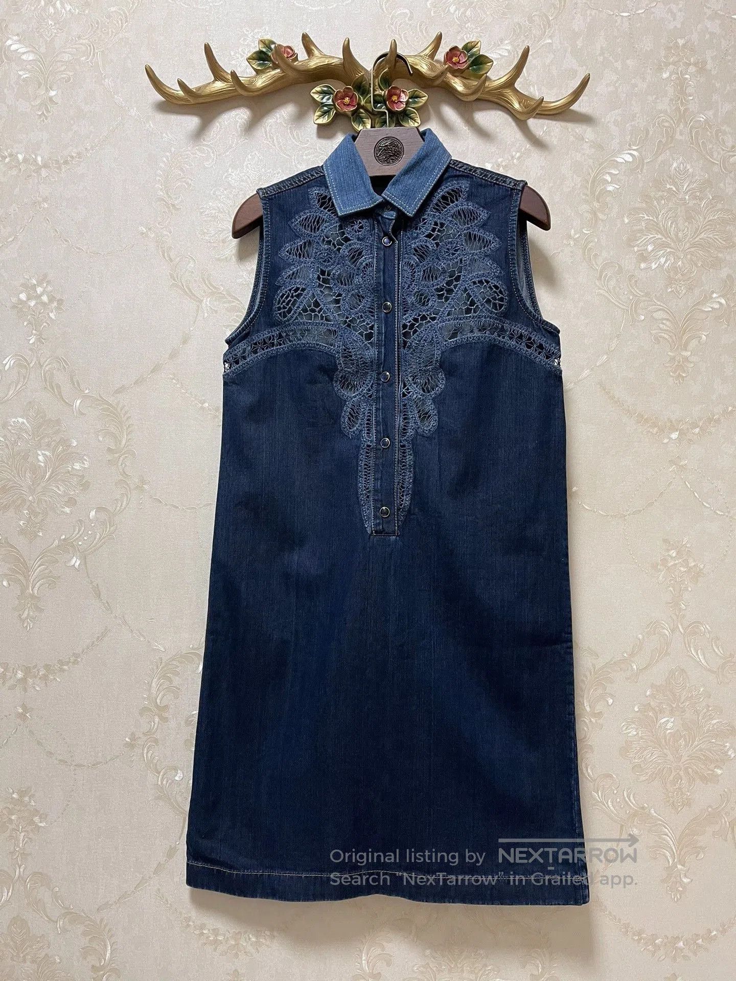 Gucci Gucci Runway Sleeveless Denim Dress. Size M / US 6-8 / IT 42-44 - 2 Thumbnail