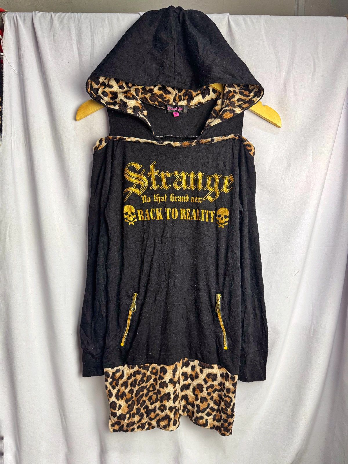 If Six Was Nine Gothic Ifsix Skulls Leopard Hoodie Punk Styled Size US S / EU 44-46 / 1 - 1 Thumbnail
