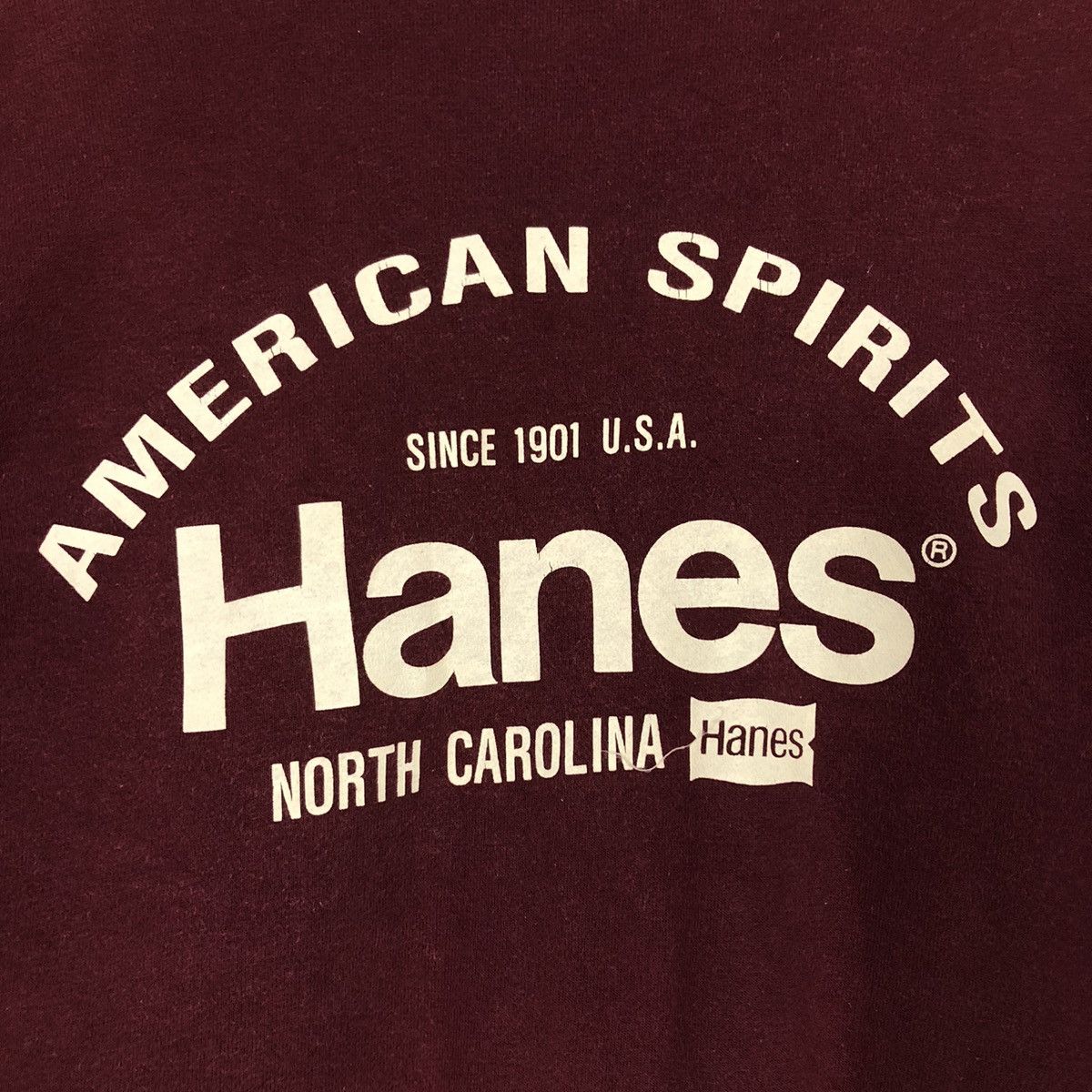 Japanese Brand × Vintage 📌Vintage Sweatshirts American Spirits Big Logo Issey Miyake Size US L / EU 52-54 / 3 - 13 Thumbnail