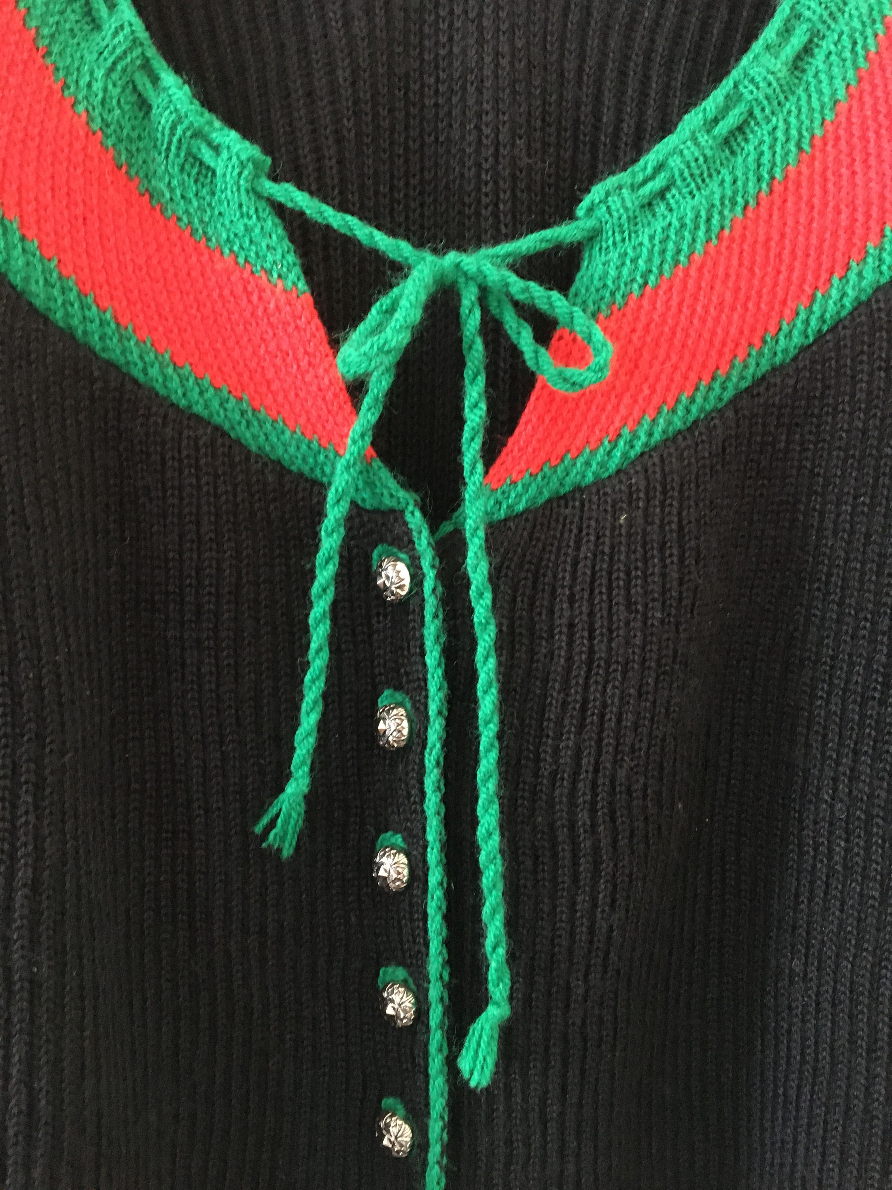 Vintage Dirndl Cardigan Size M / US 6-8 / IT 42-44 - 3 Thumbnail