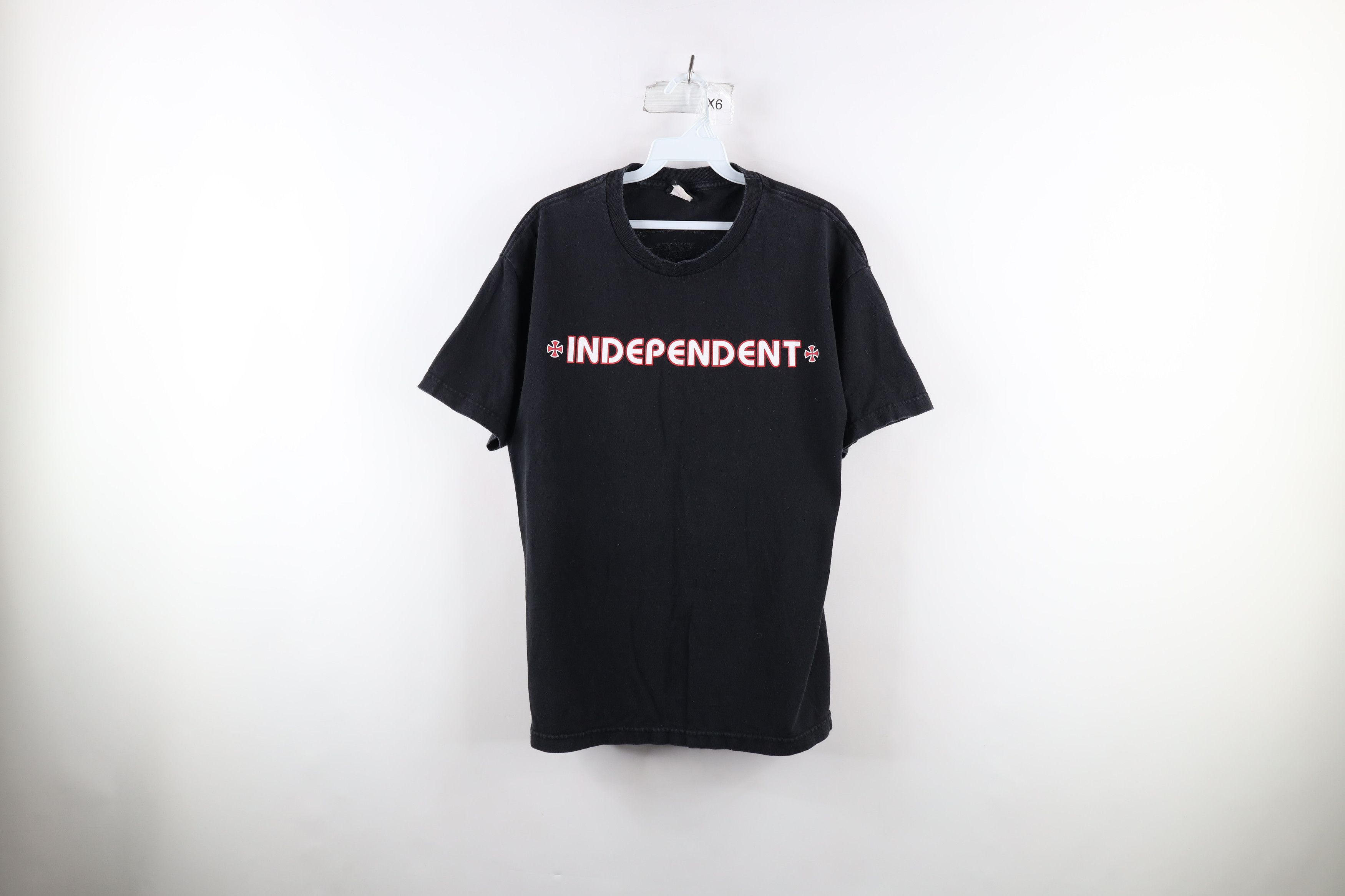 Vintage 90s Independent Trucks Spell Out Skateboard T-Shirt  
