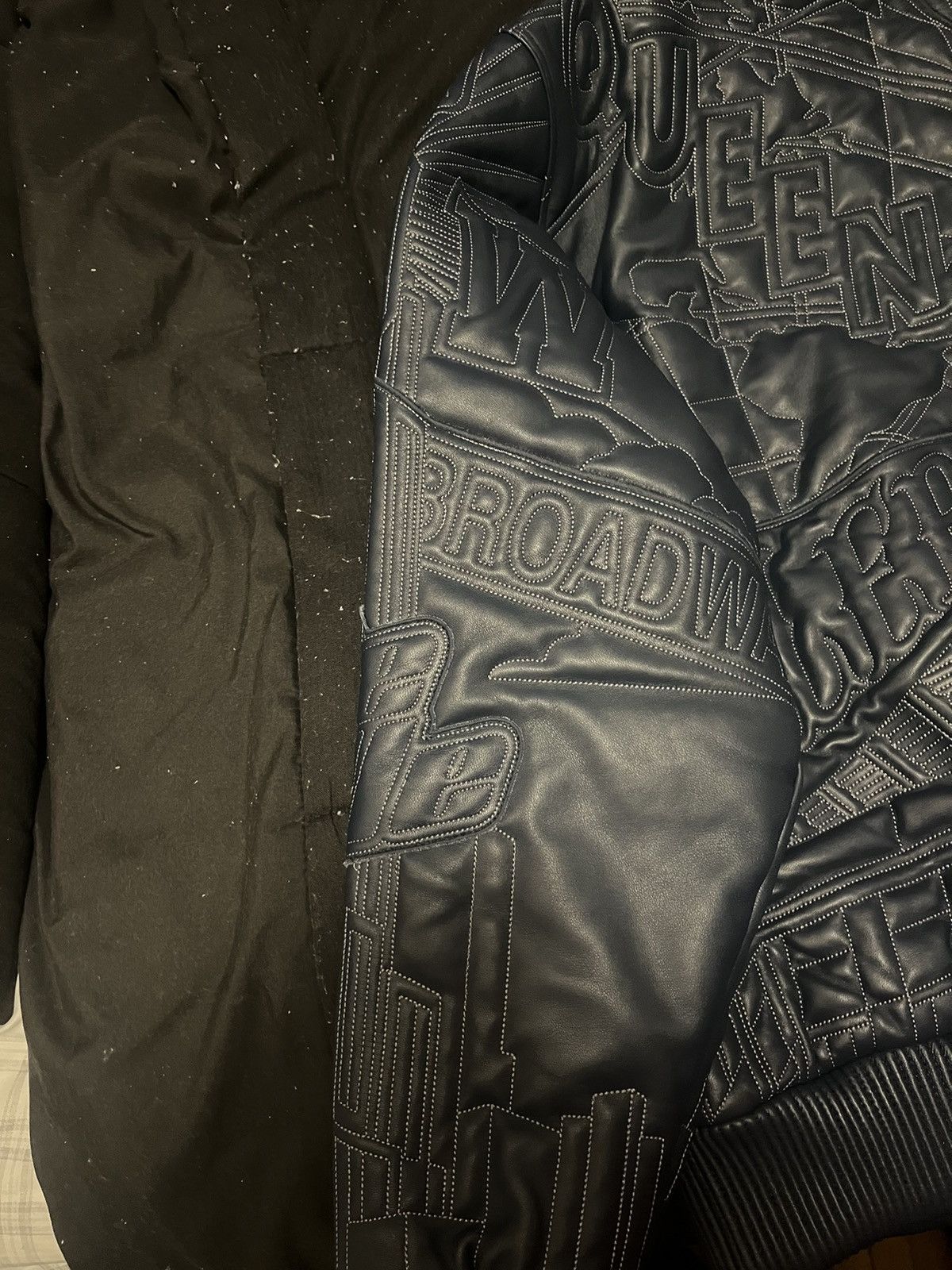 Ev Bravado Who Decides War X Pelle Pelle NY 2 Vegas Leather Jacket Size US XXL / EU 58 / 5 - 7 Thumbnail