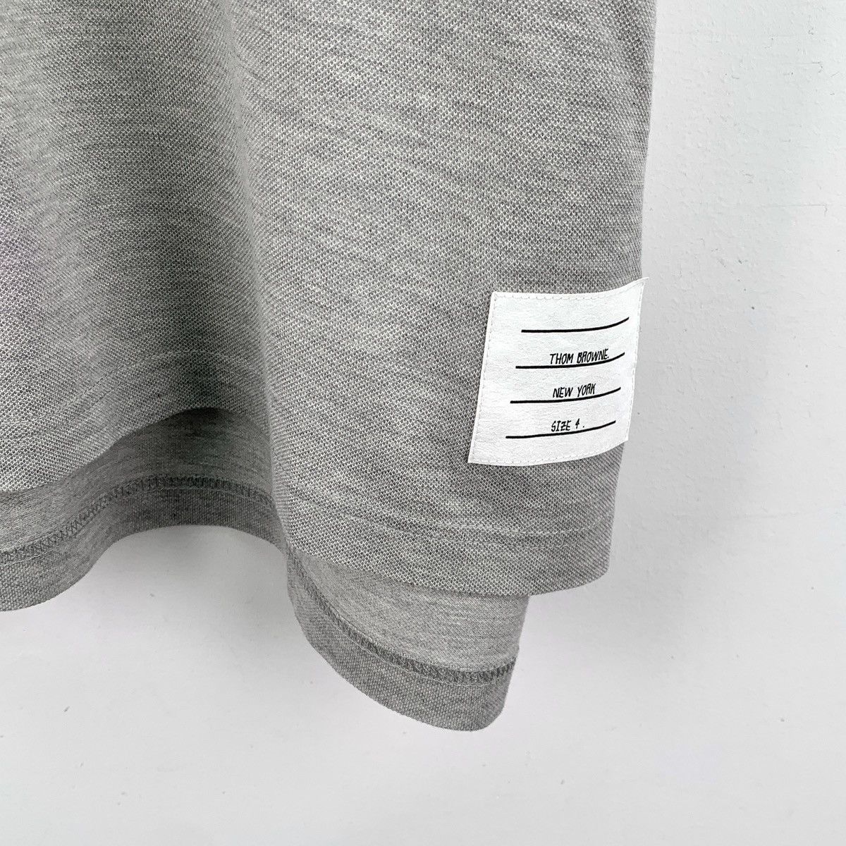 Thom Browne Thom Browne Short Sleeve Polo Shirt K26WX Size US L / EU 52-54 / 3 - 4 Thumbnail