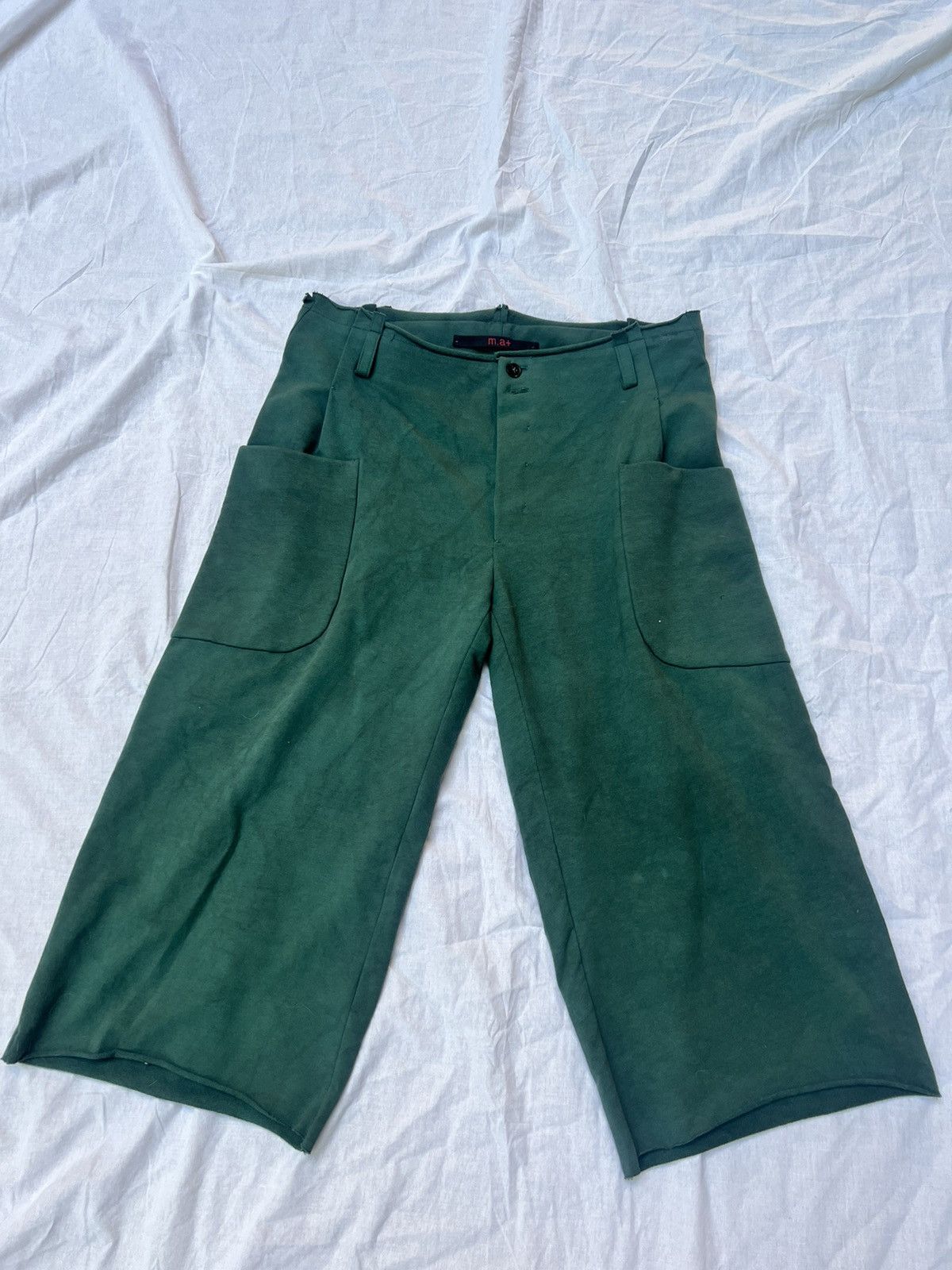 image of Ma Cotton Cropped Pants in Green, Men's (Size 32)