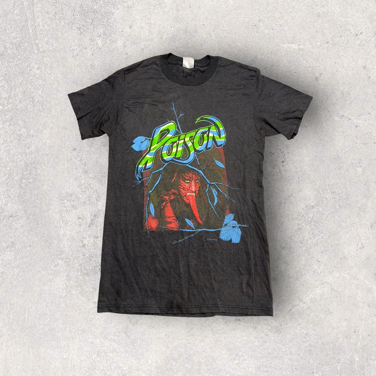 Band Tees × Vintage Vintage Poison tee Size US S / EU 44-46 / 1 - 1 Thumbnail