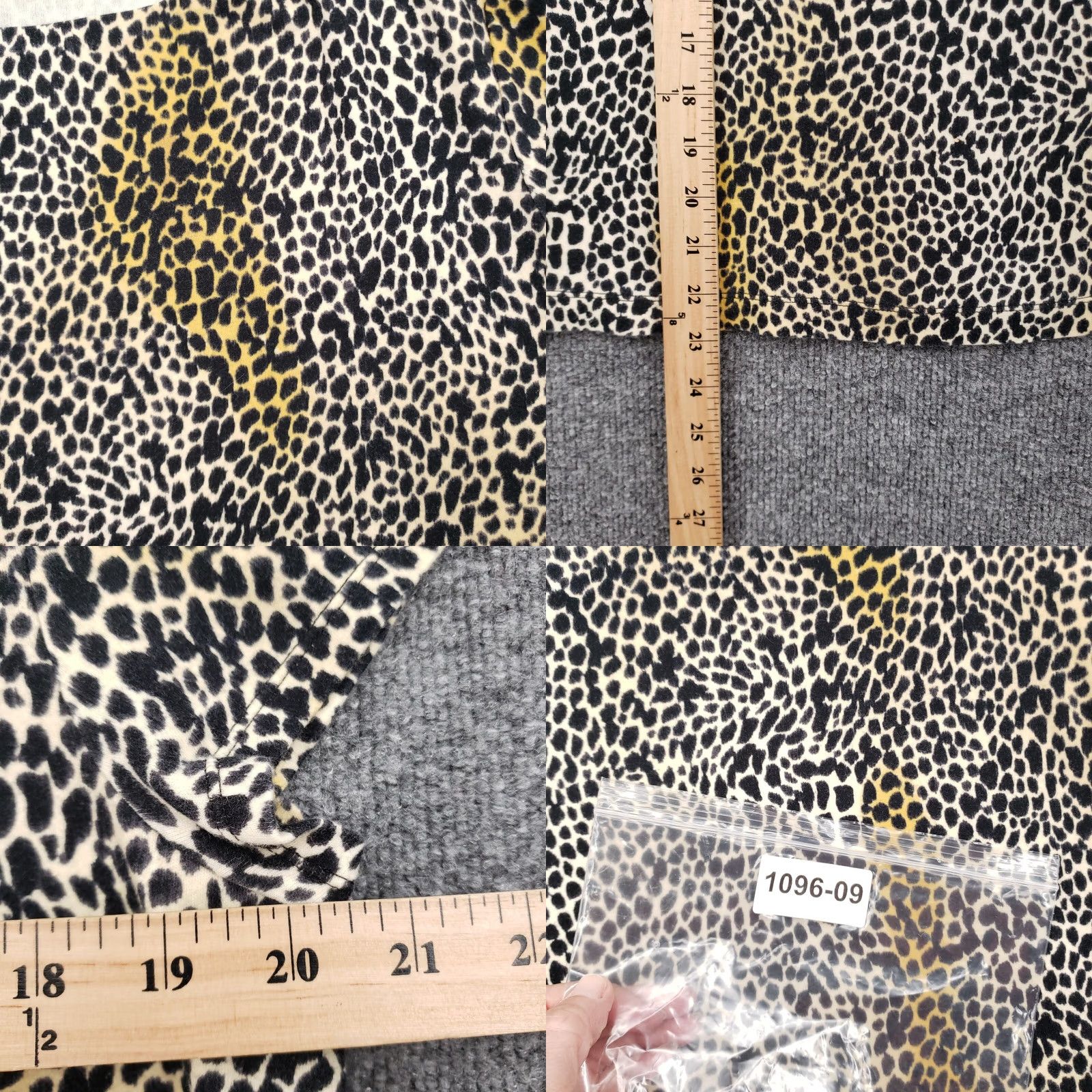 Jones New York Jones New York T-Shirt Women XL Black Signature Cropped Animal Print Cotton Size XL / US 12-14 / IT 48-50 - 8 Thumbnail