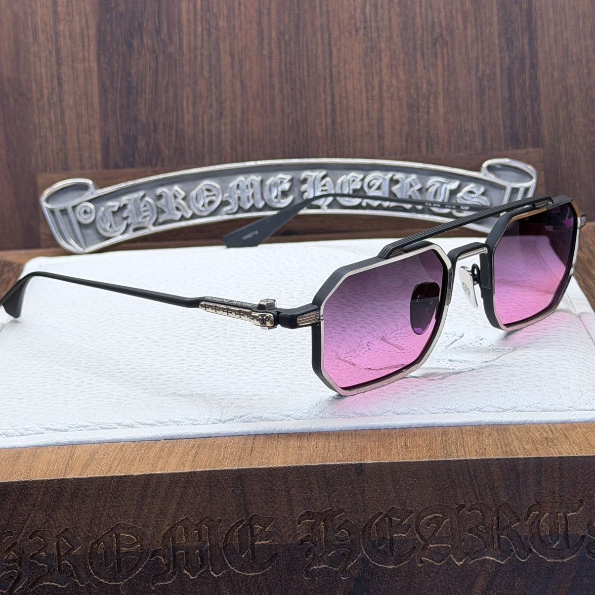 Chrome Hearts Chrome Hearts Rump 1/1 Sunglasses Size ONE SIZE - 4 Thumbnail