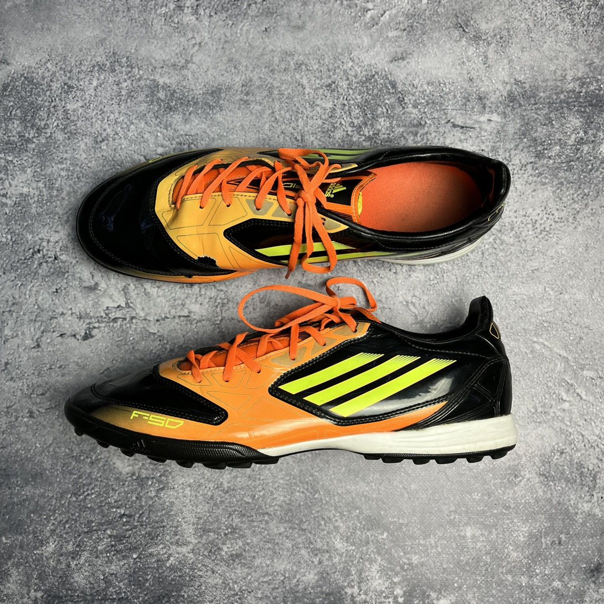 Adidas Vintage Adidas adiZERO F50 F10 TRX TF (V24787) Boots Soccer Size US 12 / EU 45 - 2 Thumbnail