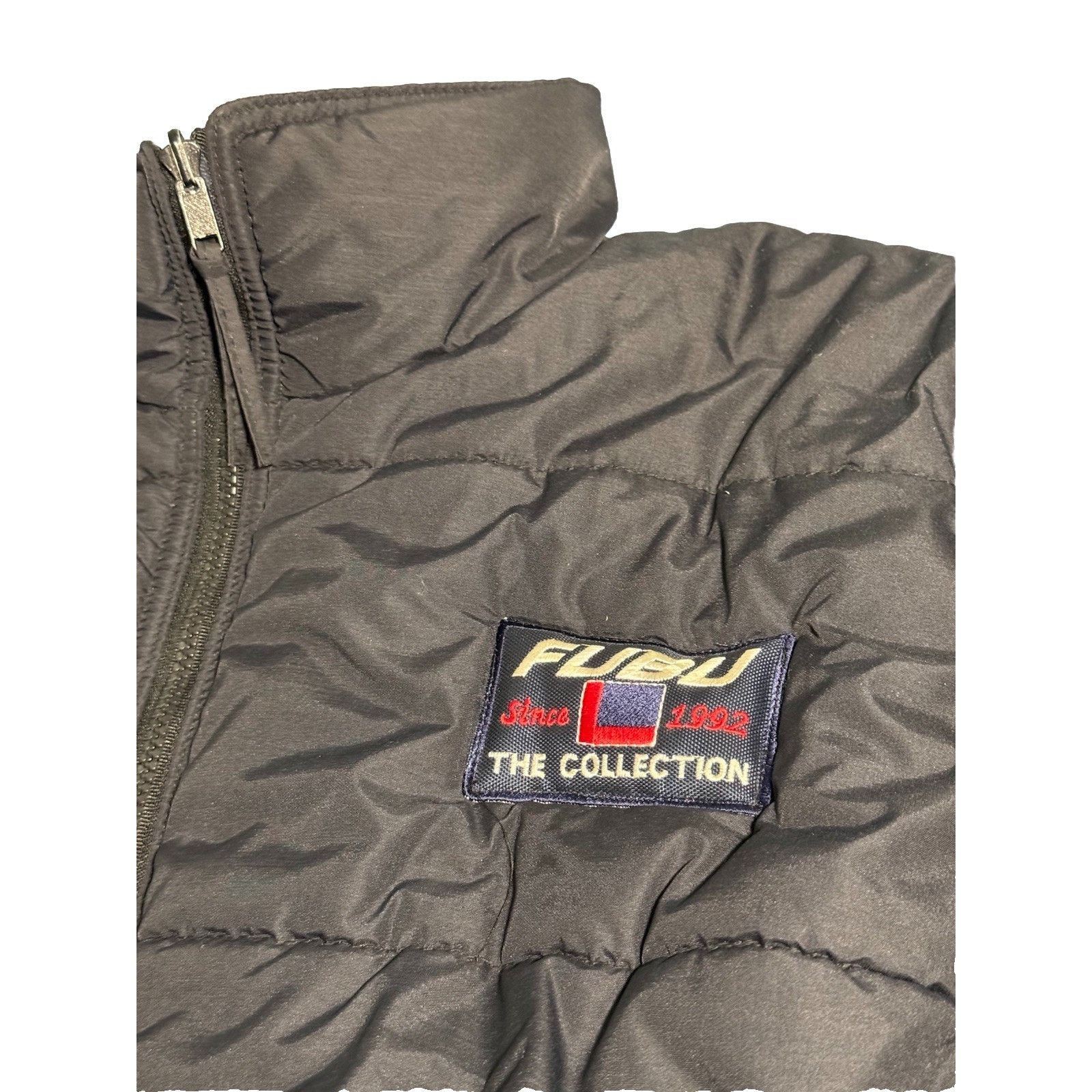 Fubu VINTAGE FUBU Gray Removable Sleeves Down Puffer Y2K Size US XL / EU 56 / 4 - 3 Thumbnail