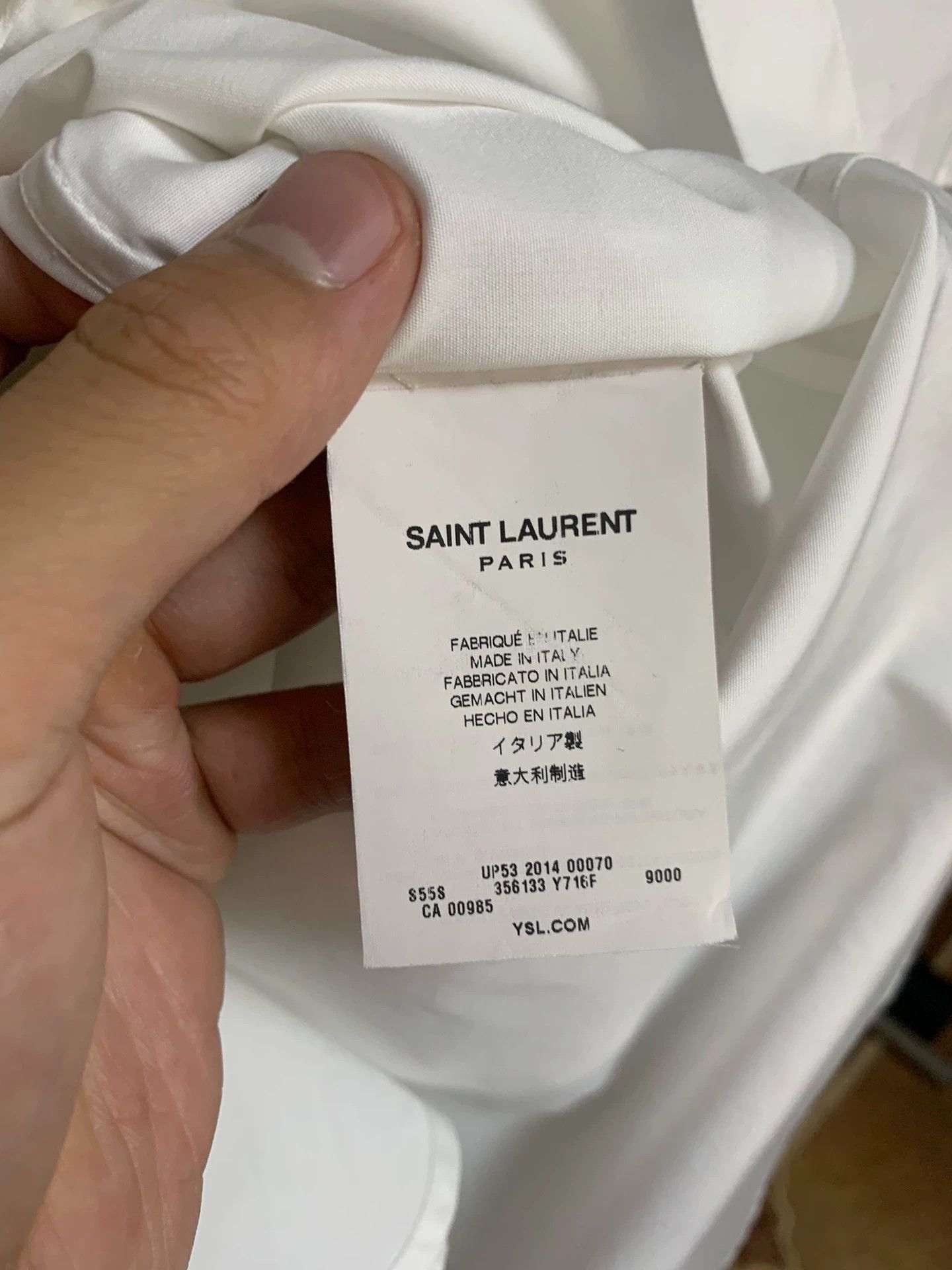 Saint Laurent Paris Saint Laurent Paris Saint Laurent Paris Lace shirt-2507 Size US M / EU 48-50 / 2 - 4 Thumbnail