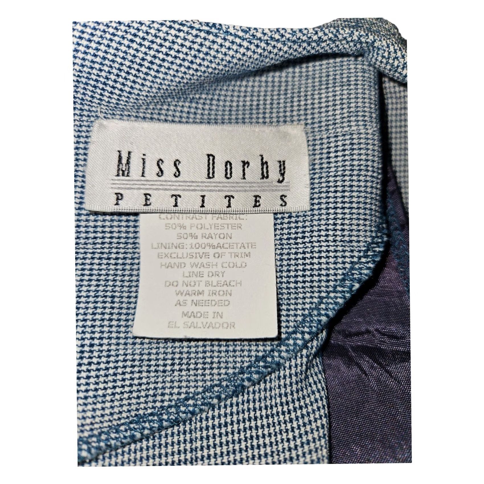 Vintage VINTAGE Miss Dorby Dress Women's 10P Green Gingham Embroidered Shoulder Pads Maxi Secretary/Geek 10P Girls? Size L / US 10 / IT 46 - 2 Thumbnail