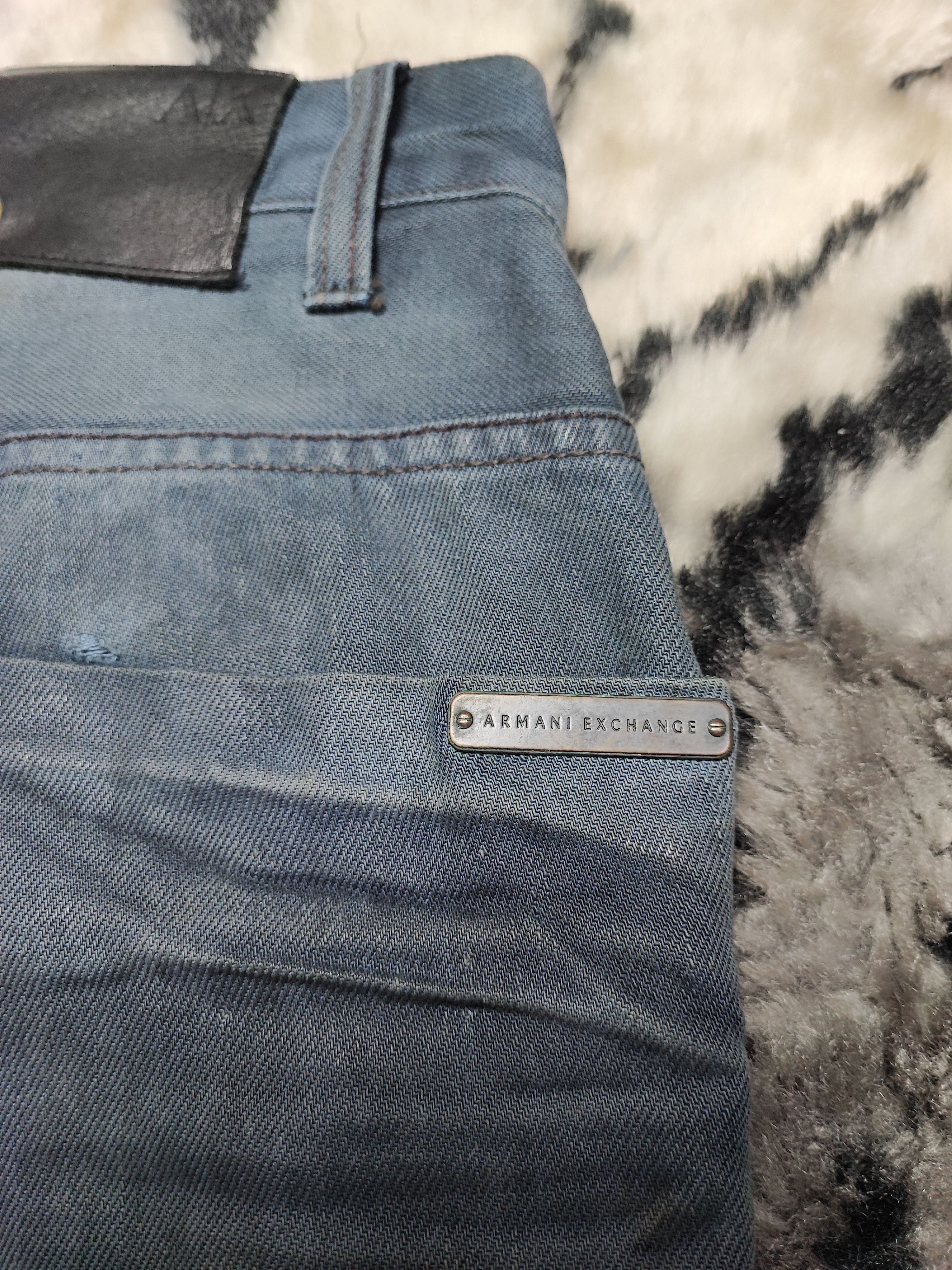 Armani Exchange Armani Exchange Wax Denim Jeans Size US 30 / EU 46 - 17 Thumbnail