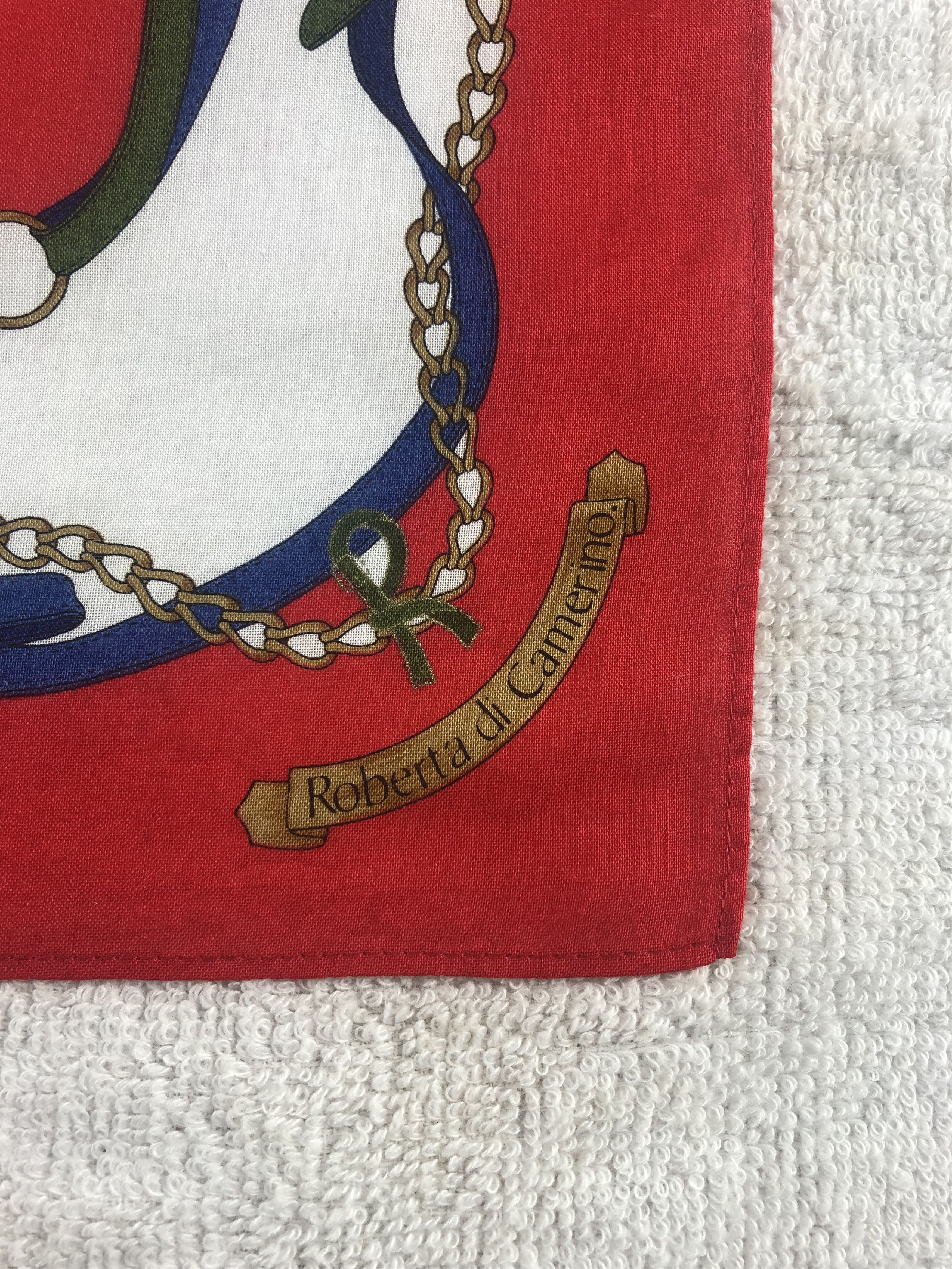Roberta di Camerino × Vintage Roberta Di Camerino Handkerchief / Bandana / Neckerchief Size ONE SIZE - 5 Thumbnail