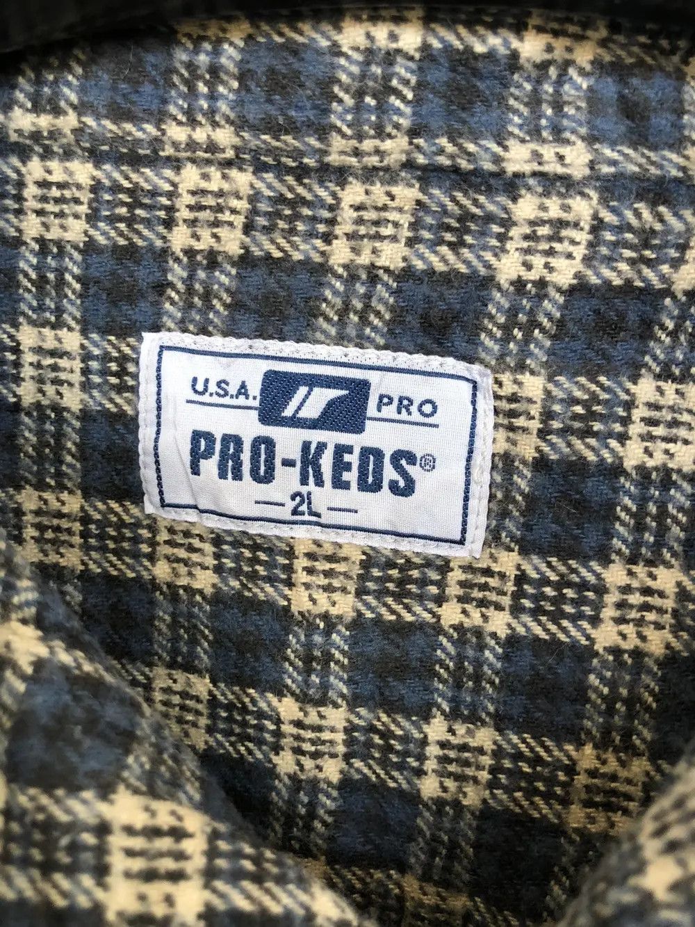 Pro-Keds Vintage pro keds plaid Tartan Flannel Shirt 👕 Size US L / EU 52-54 / 3 - 3 Thumbnail