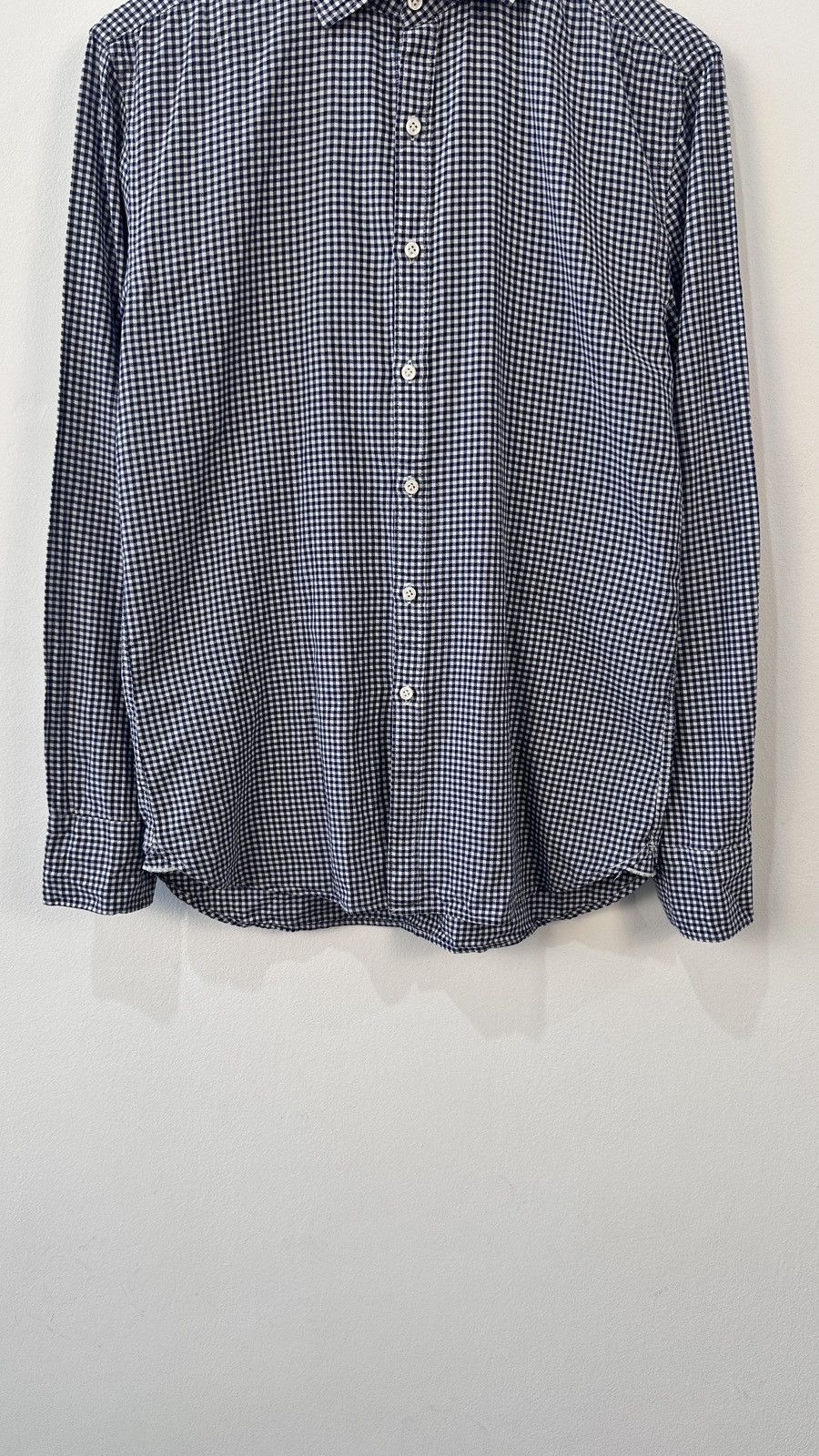 Boggi Boggi Milano Shirt M Gingham Check Easy Formal Custom Fit Size US M / EU 48-50 / 2 - 5 Thumbnail