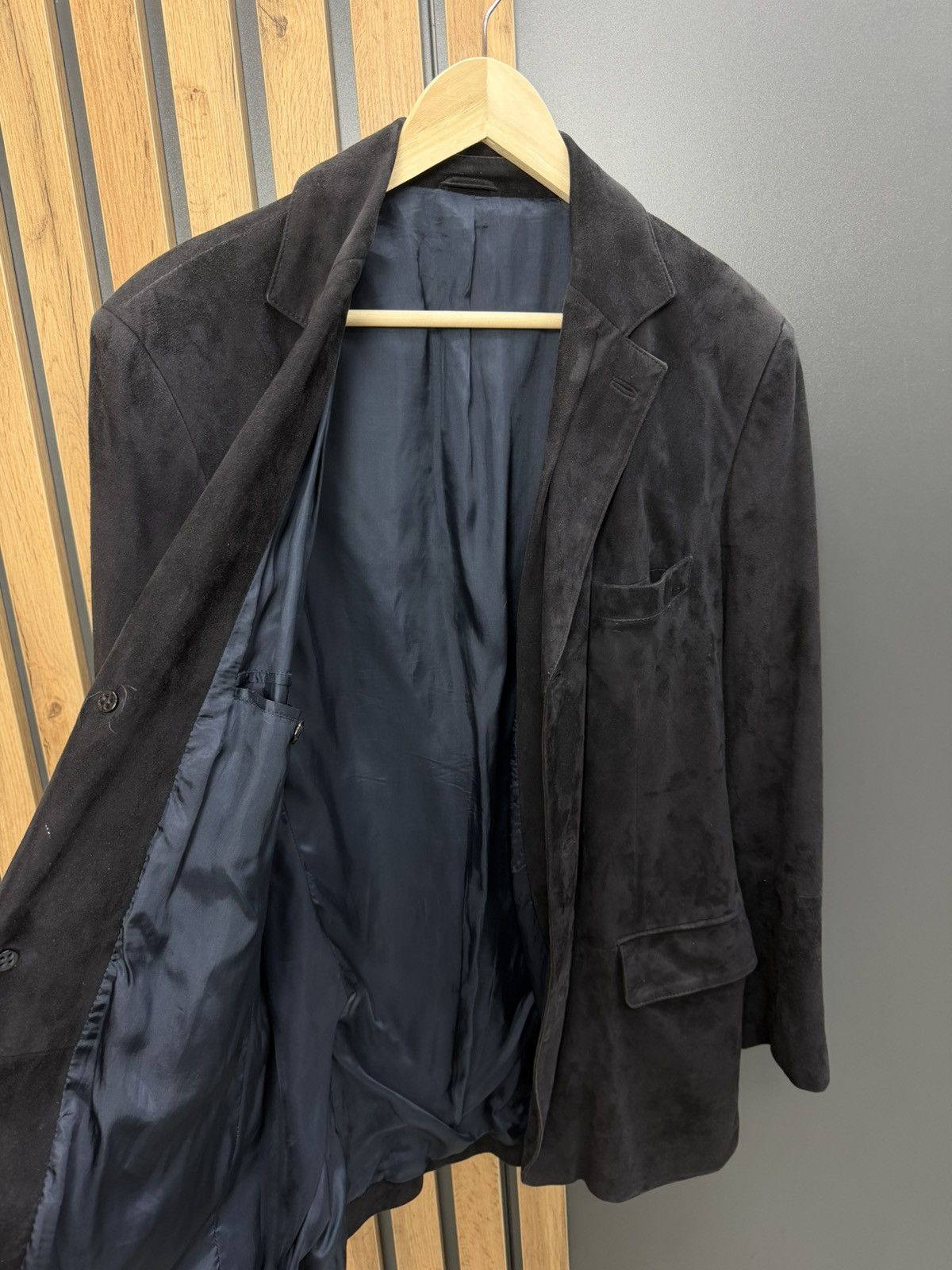 Mandelli Enrico Mandelli Suede Leather Blazer Jacket Size 48 Size US M / EU 48-50 / 2 - 8 Thumbnail