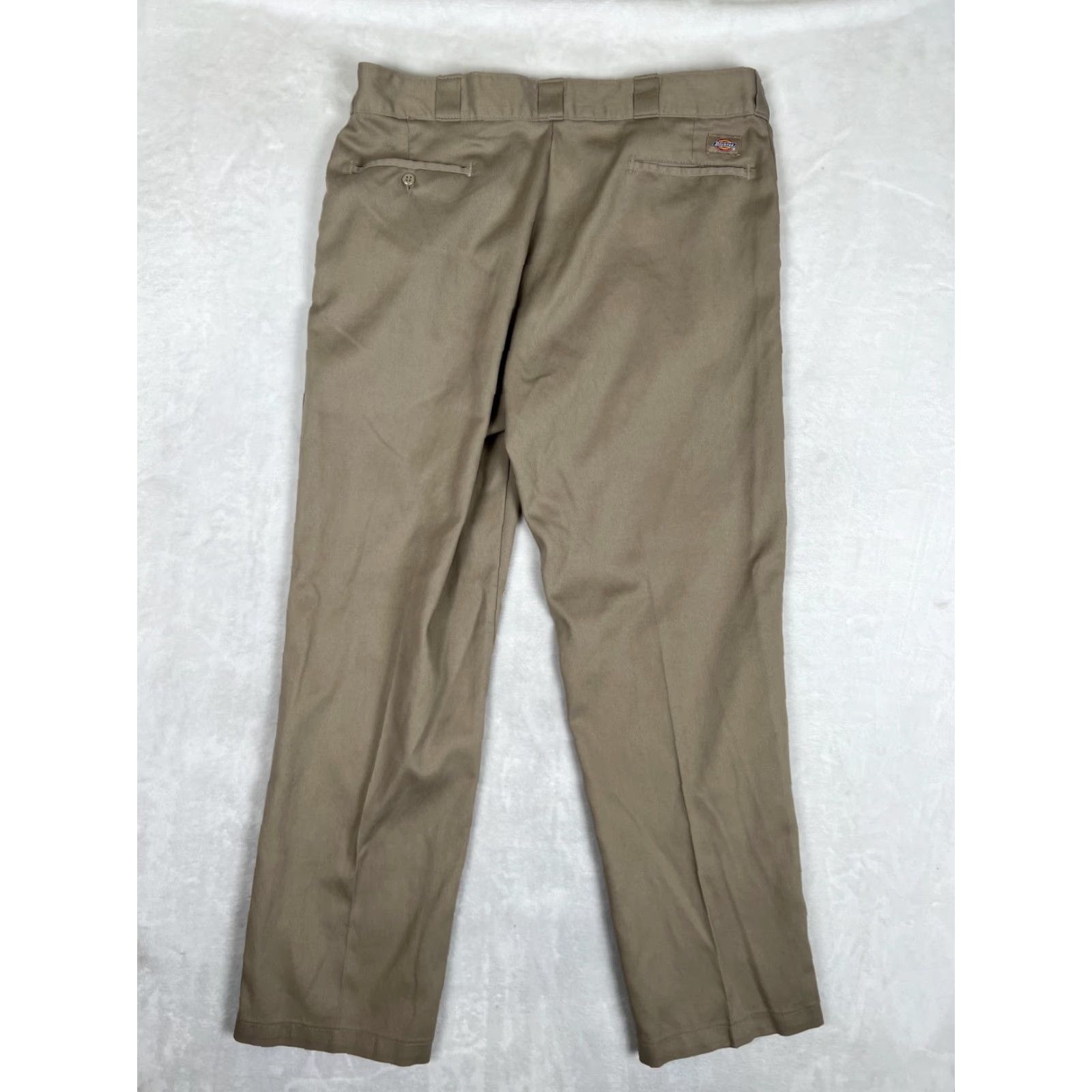Dickies Dickies Men's Trousers 38x32 Khaki Pants Straight Chino Polyester Cotton READ Dickies 874 Regular Beige Pants 90s USA Golf Classic Mens Size US 38 / EU 54 - 5 Thumbnail