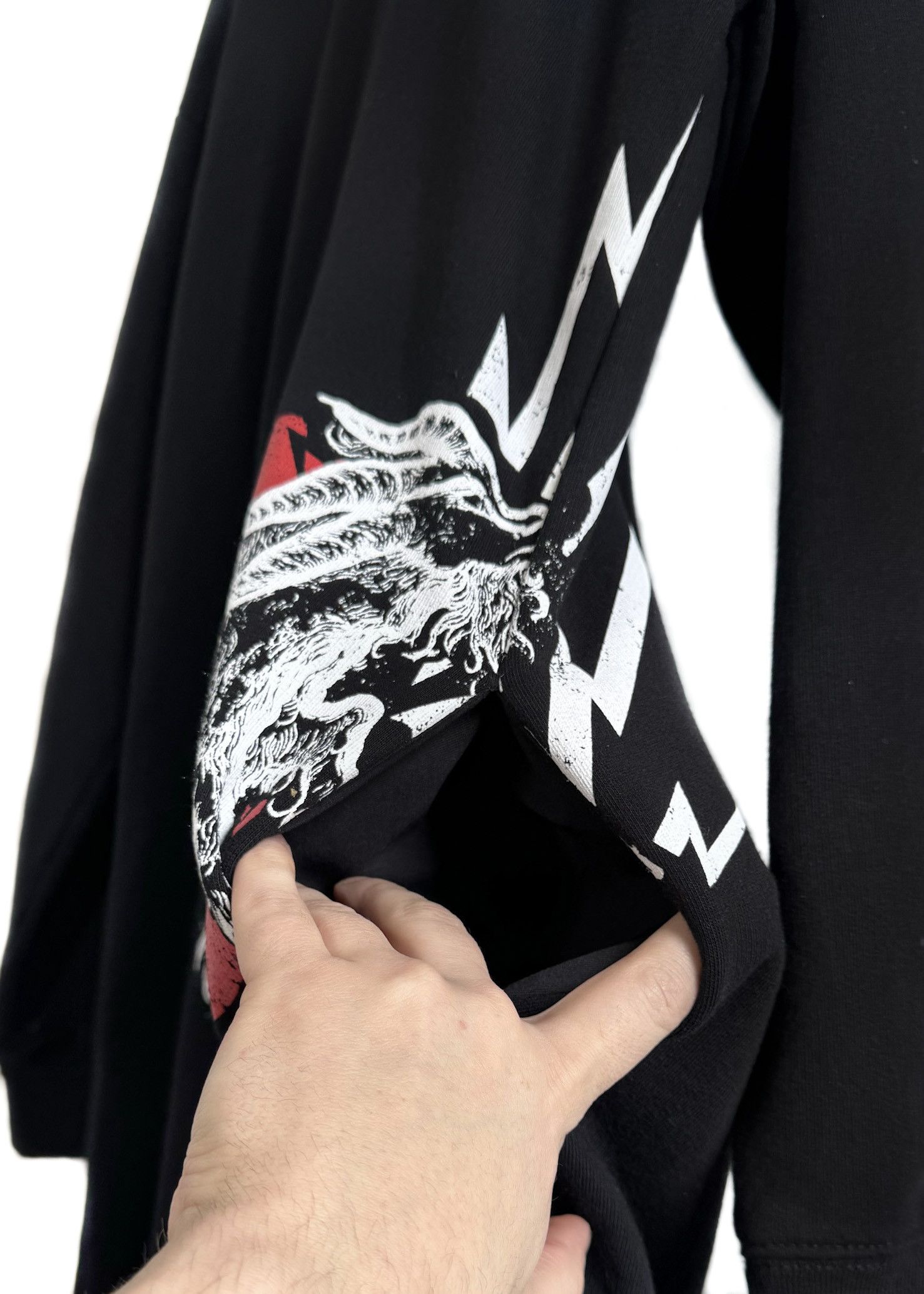 Givenchy Givenchy Black Gothic Capricorn Logo Print Hooded Dress Size XS / US 0-2 / IT 36-38 - 6 Thumbnail