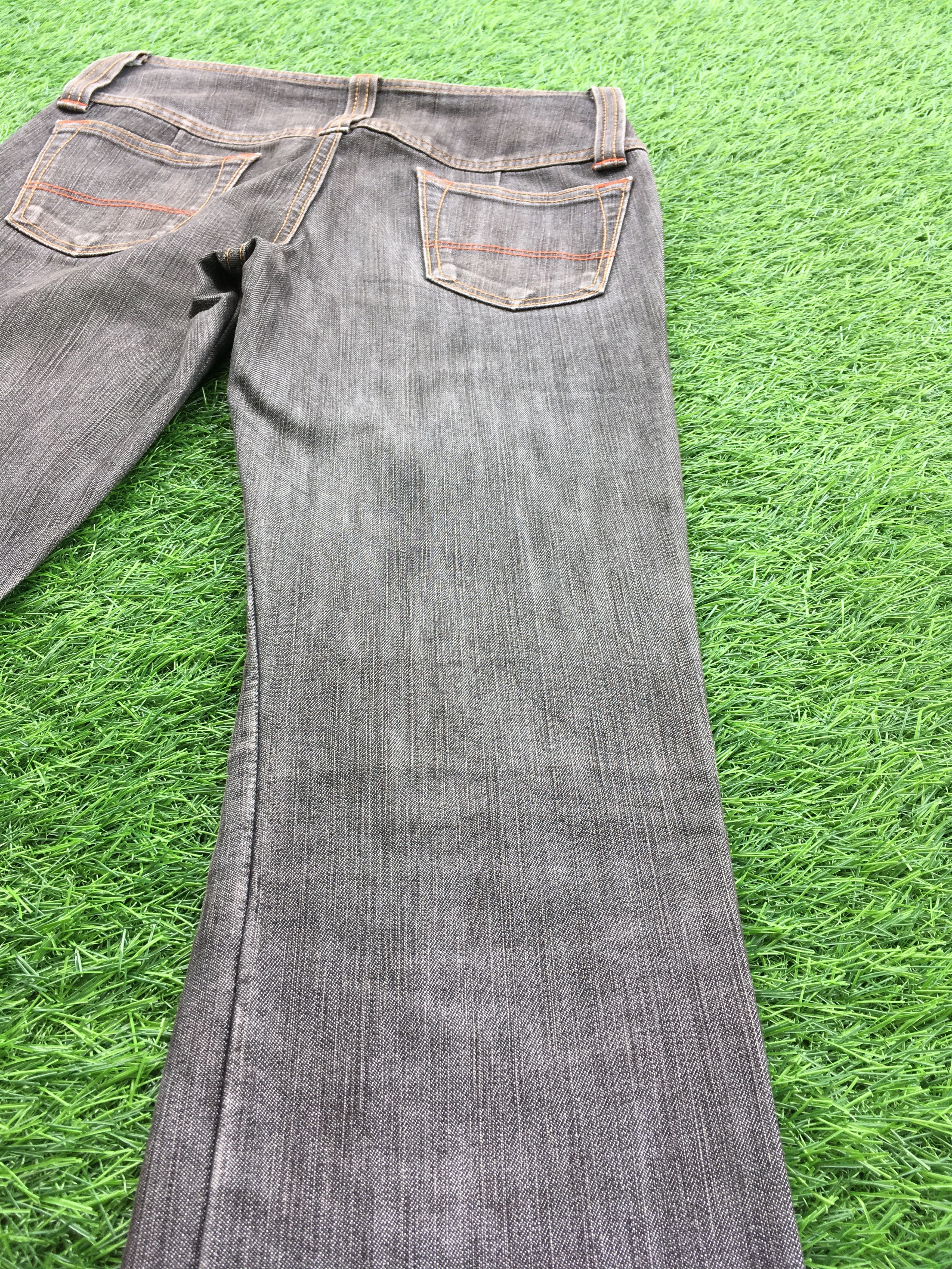 Japanese Brand Y2K Low Rise Flare Jeans D-1033 Size 22" - 8 Thumbnail