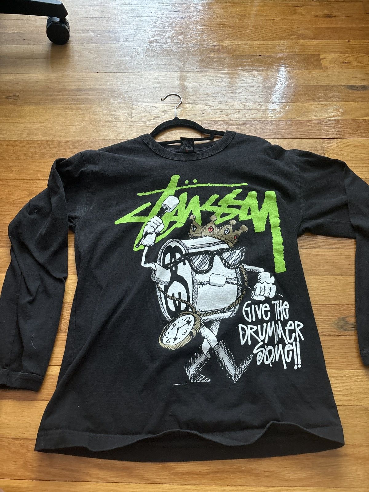 Stussy × Vintage Stussy graphic long tee Size US M / EU 48-50 / 2 - 3 Thumbnail