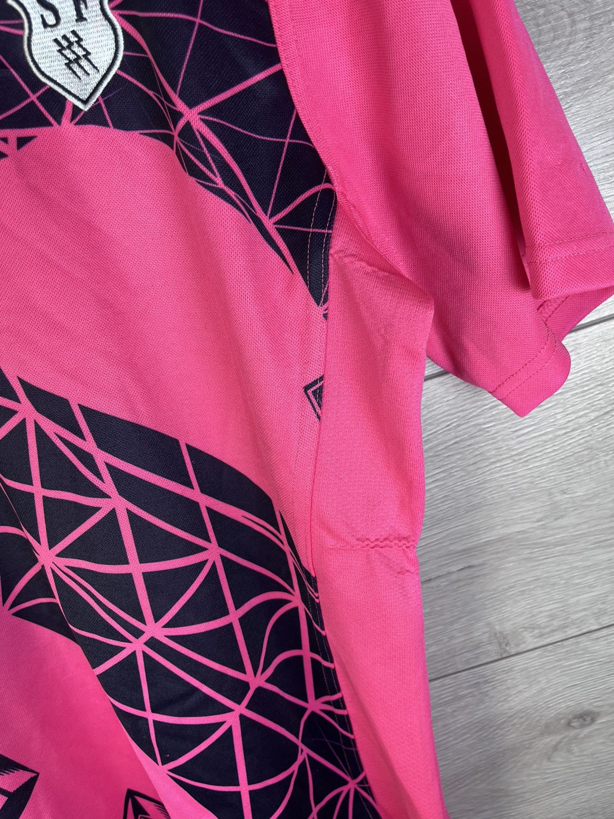 Adidas Men’s rugby jersey Stade Francais Paris shirt 2014/15 size M Size US M / EU 48-50 / 2 - 13 Thumbnail