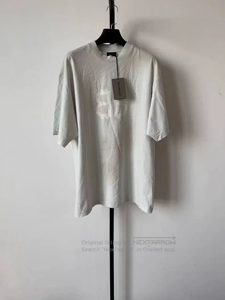 Balenciaga Balenciaga Letter Logo Printed Round Neck Short Sleeve T-S Size US XS / EU 42 / 0 - 1 Thumbnail