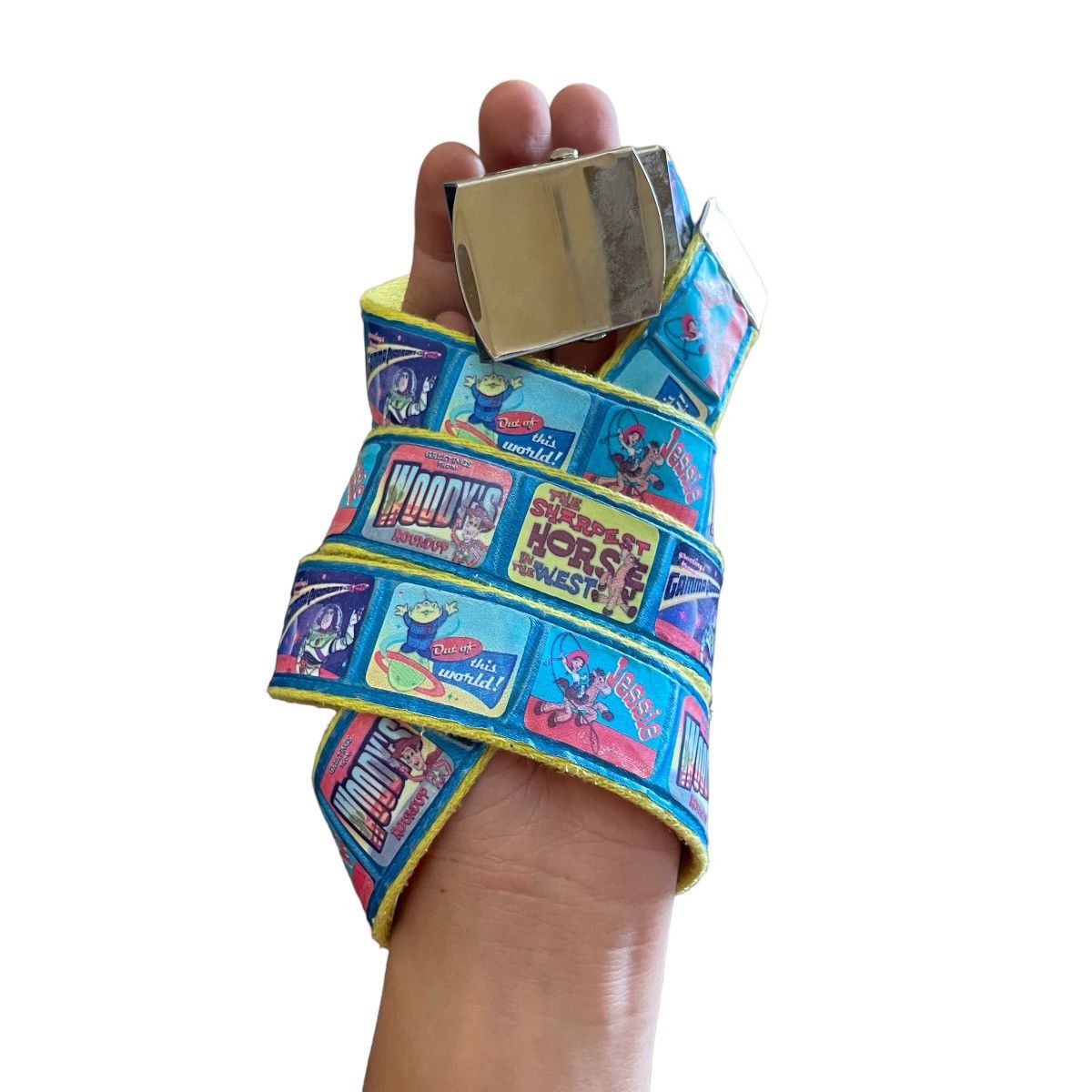 Cartoon Network × Disney × Vintage Vintage OG Toy Story 1 Movie Cotton Bunckle Belt Size ONE SIZE - 2 Thumbnail