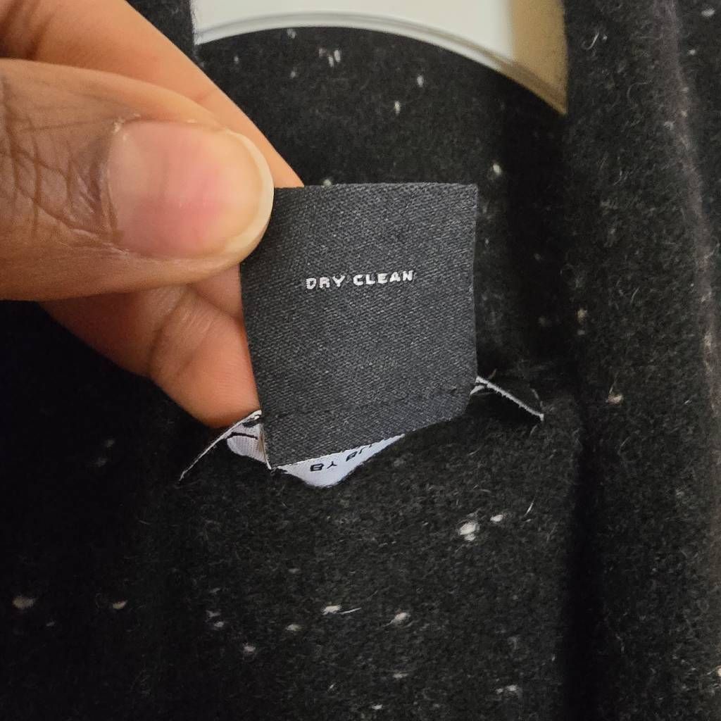 Bloomingdale's C by Bloomingdale’s 100% Cashmere Cardigan Black Open Front Size S / US 4 / IT 40 - 7 Thumbnail
