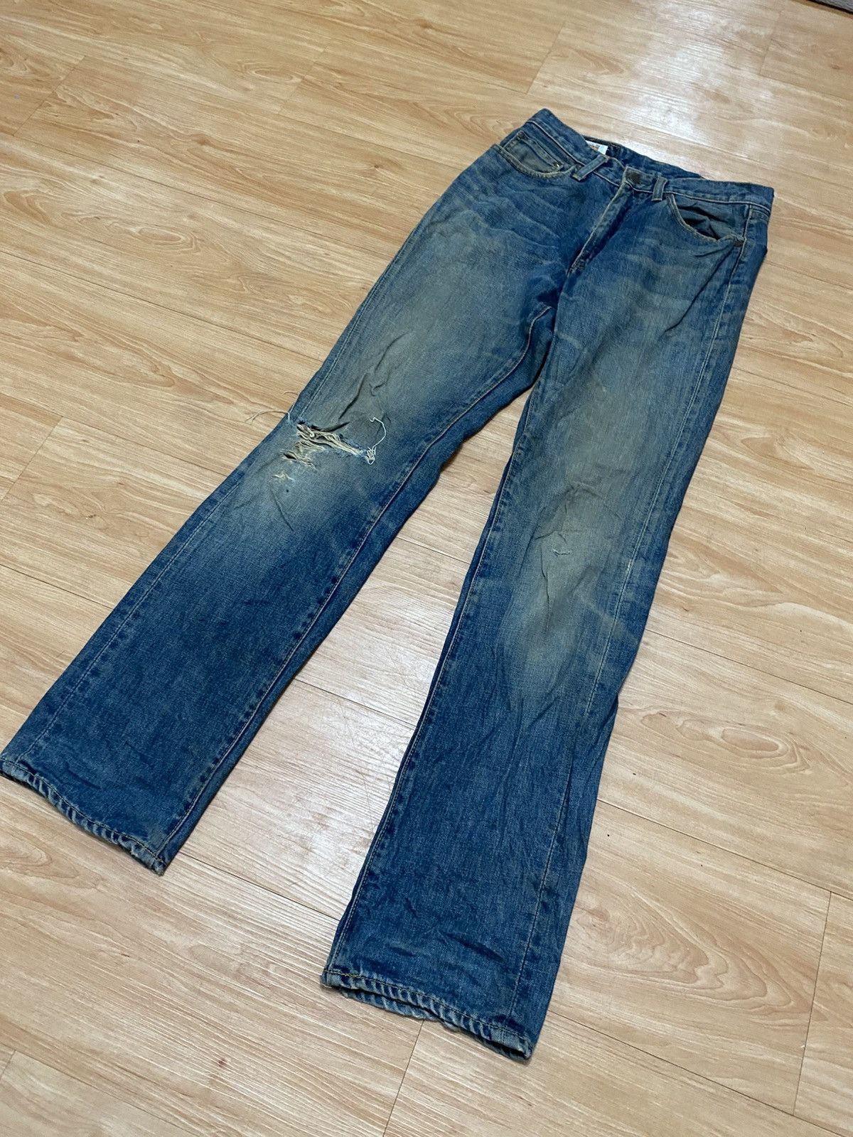 Big John Vintage big john straight cut denim distressed Size US 28 / EU 44 - 4 Thumbnail