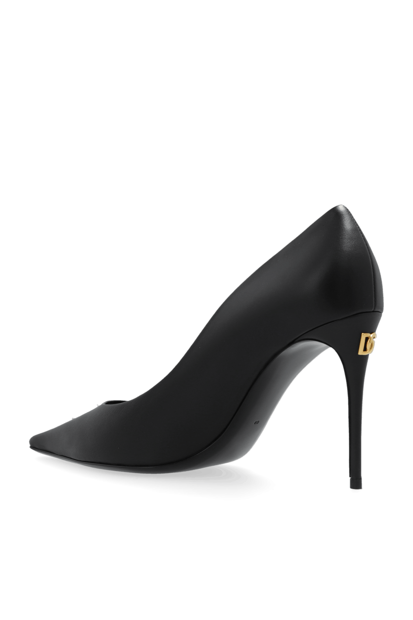 Dolce & Gabbana o1s22i1n0225 Nappa Leather Pumps in Black Size US 10 / IT 40 - 5 Thumbnail