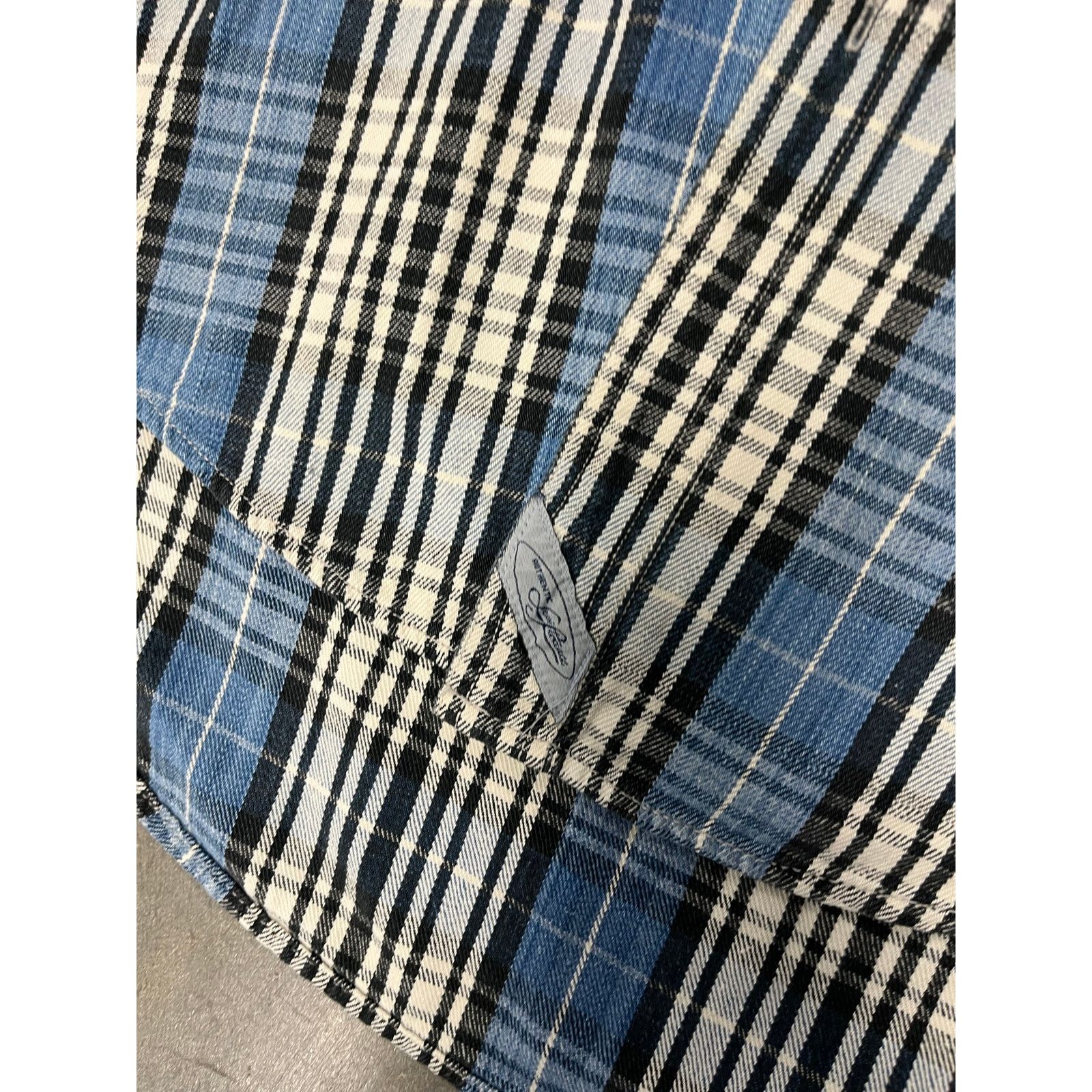 Levi's Vintage Levi's White Tab Long Sleeve Button Up Plaid Flannel Size US L / EU 52-54 / 3 - 2 Thumbnail