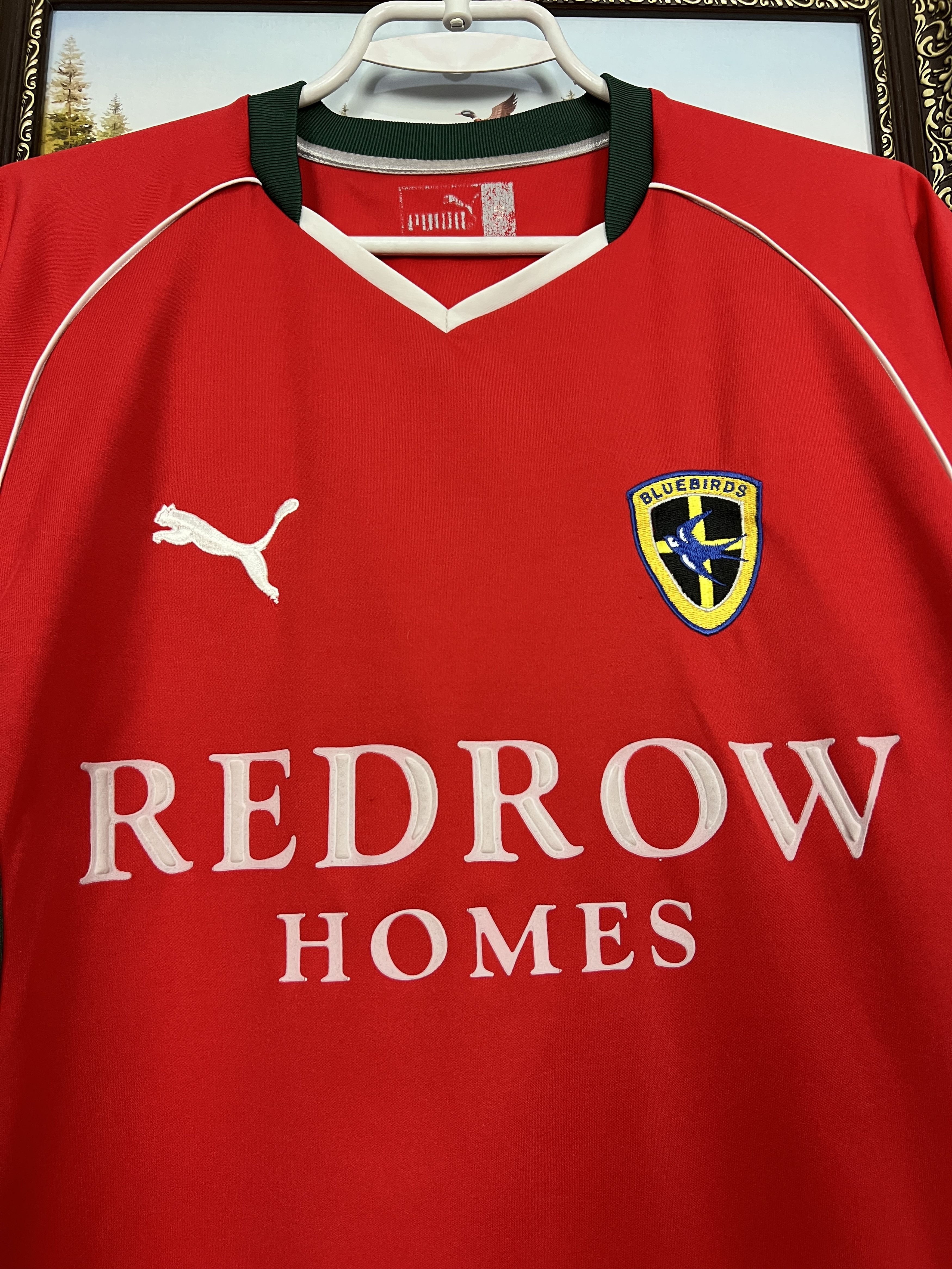 Puma Cardiff City Away football shirt 2004 Soccer Jersey Trikot Size US S / EU 44-46 / 1 - 3 Thumbnail