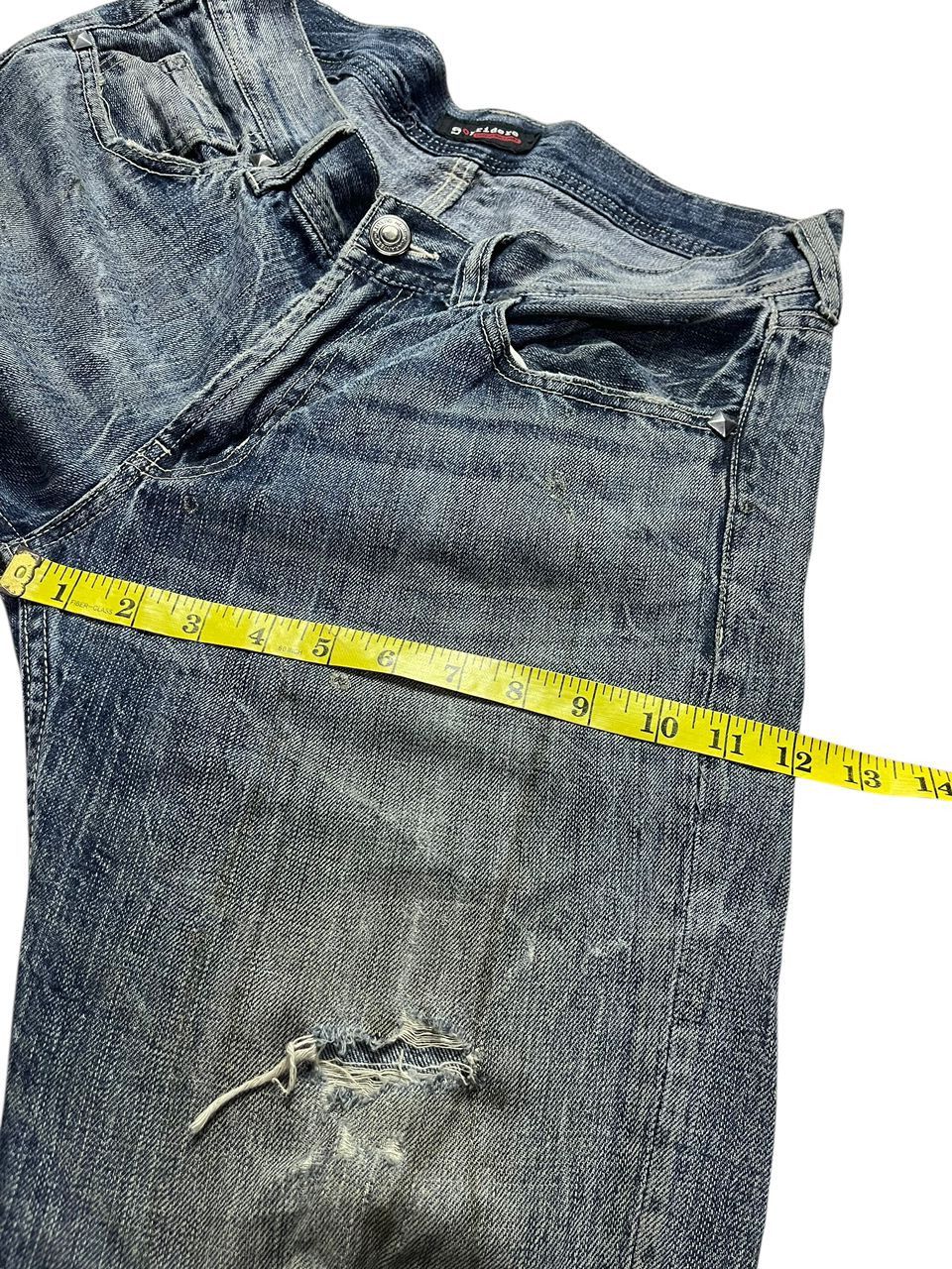 Japanese Brand Distressed Sorridere Flare Skull Denim Size US 34 / EU 50 - 8 Thumbnail